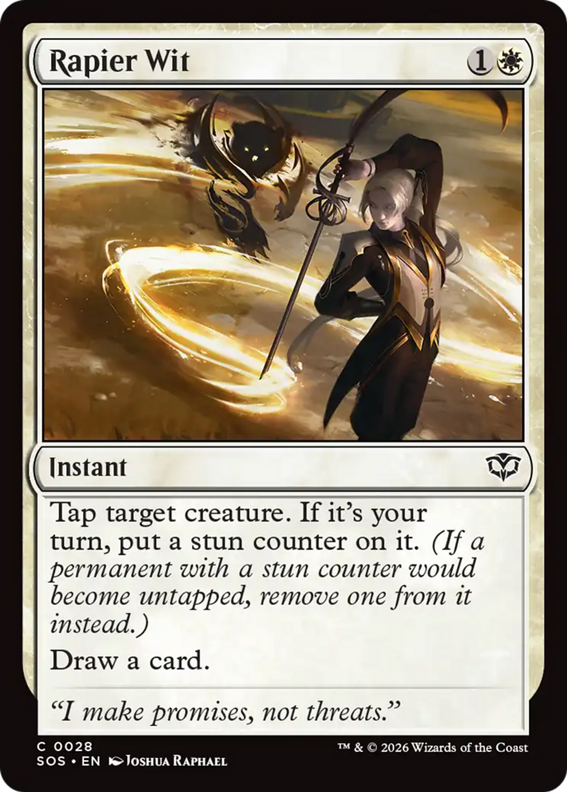 Rapier Wit — Secrets of Strixhaven — Magic: The Gathering