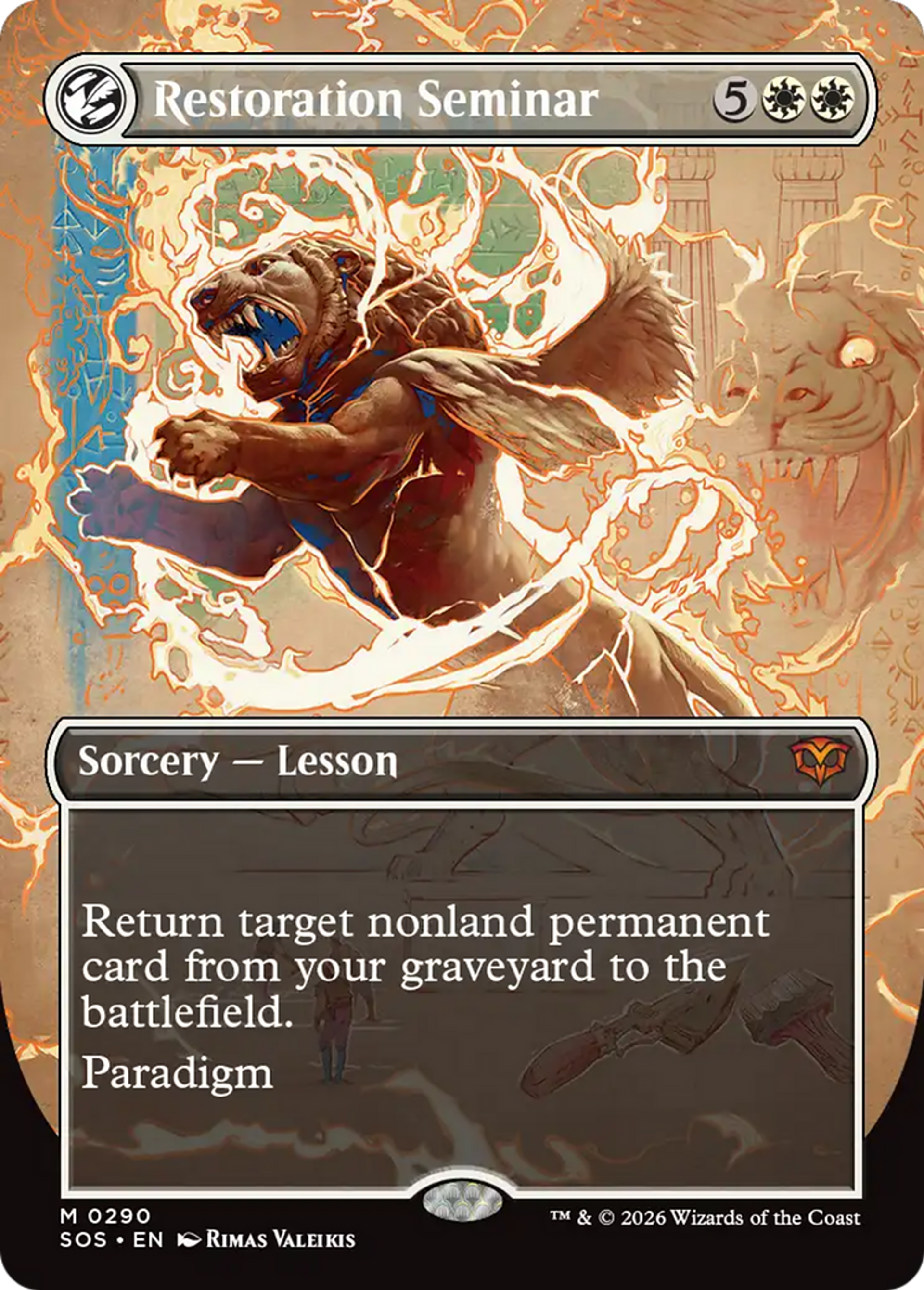 Séminaire sur la restauration — Secrets of Strixhaven — Magic: The Gathering