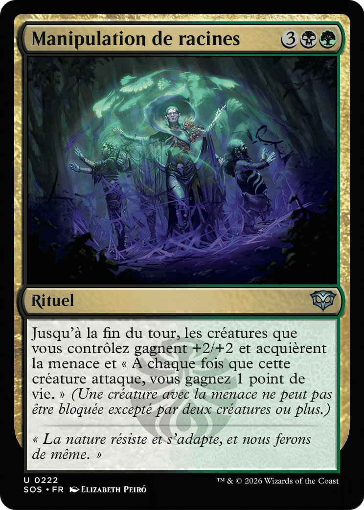 Manipulation de racines — Secrets of Strixhaven — Magic: The Gathering