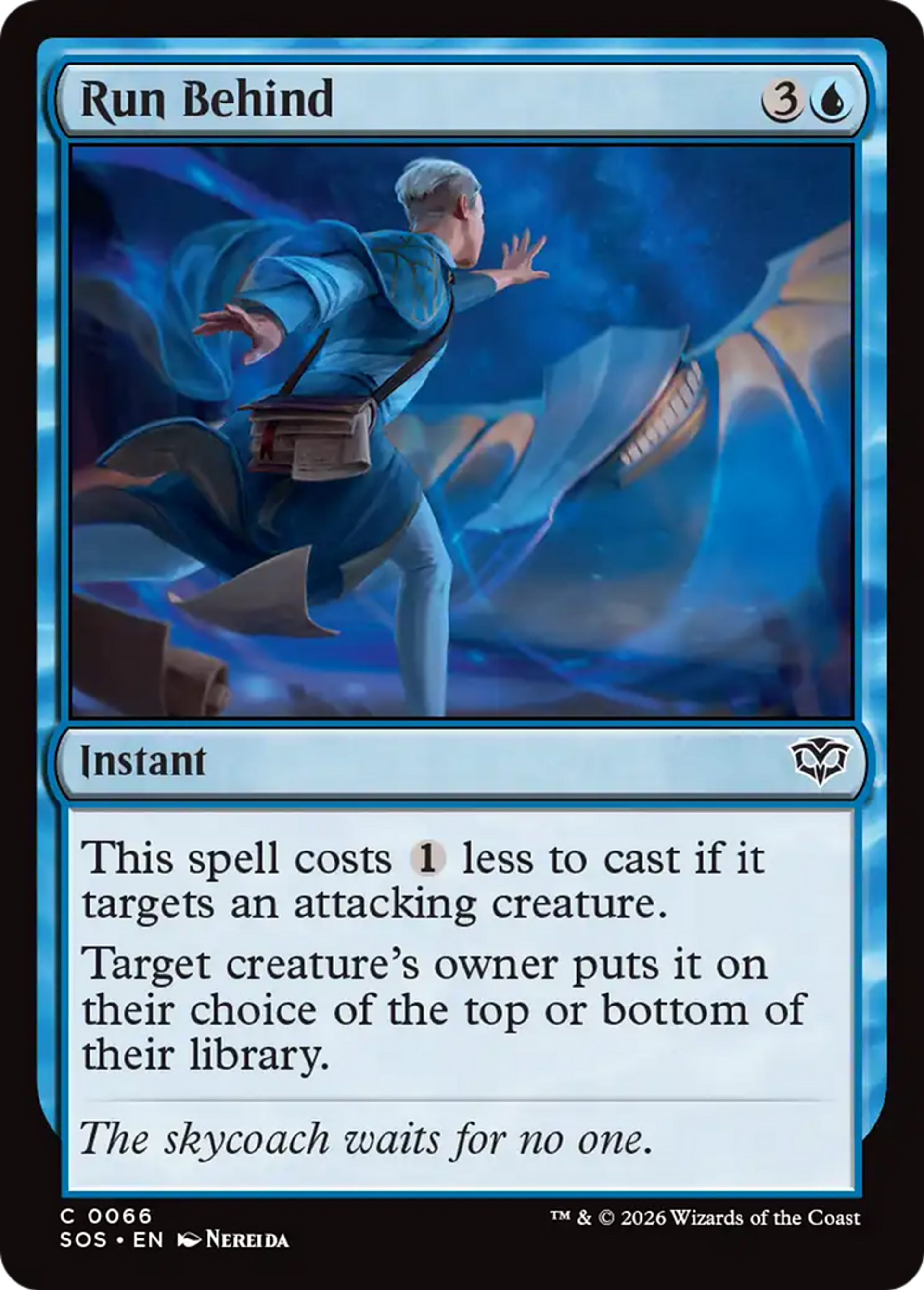 Run Behind — Secrets of Strixhaven — Magic: The Gathering
