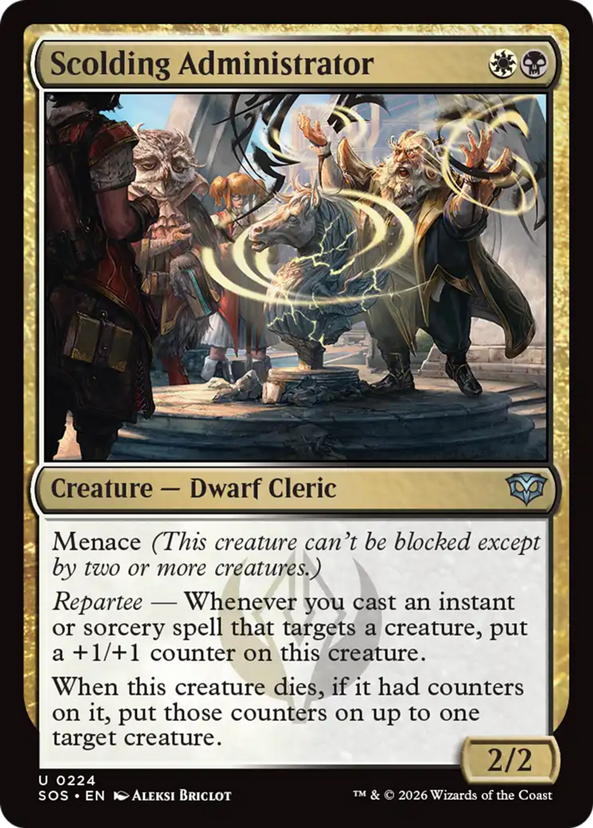 Administrateur sévère — Secrets of Strixhaven — Magic: The Gathering