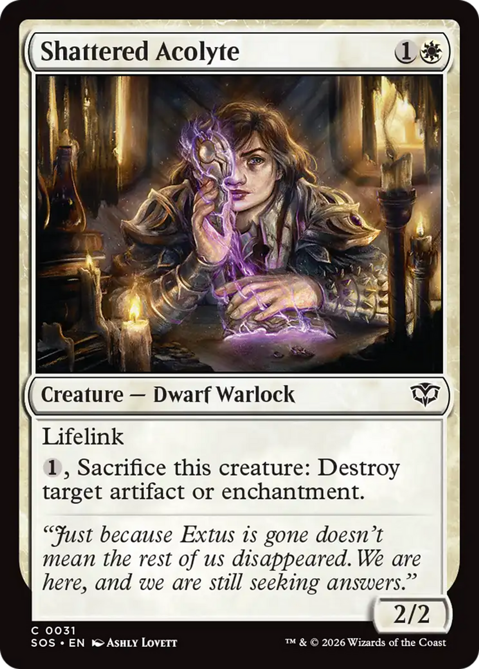 Shattered Acolyte — Secrets of Strixhaven — Magic: The Gathering