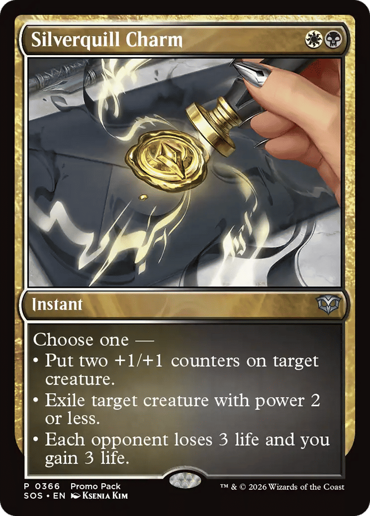 Silverquill Charm — Secrets of Strixhaven — Magic: The Gathering