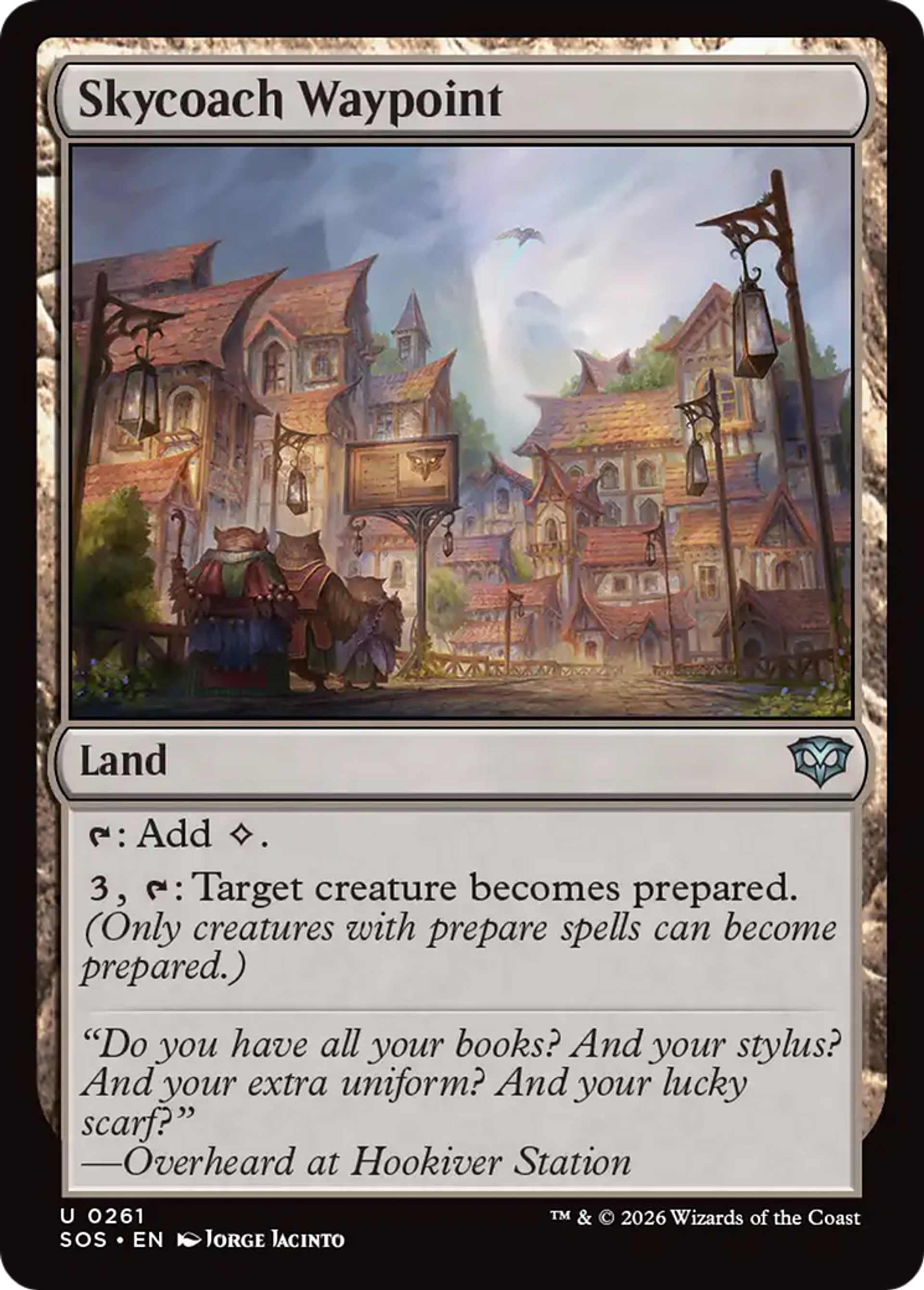 Skycoach Waypoint — Secrets of Strixhaven — Magic: The Gathering