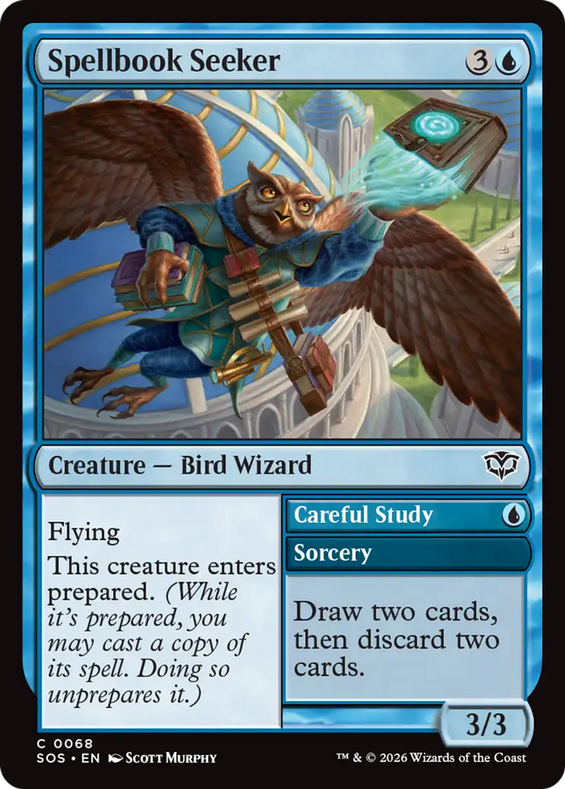 Spellbook Seeker // Careful Study — Secrets of Strixhaven — Magic: The Gathering