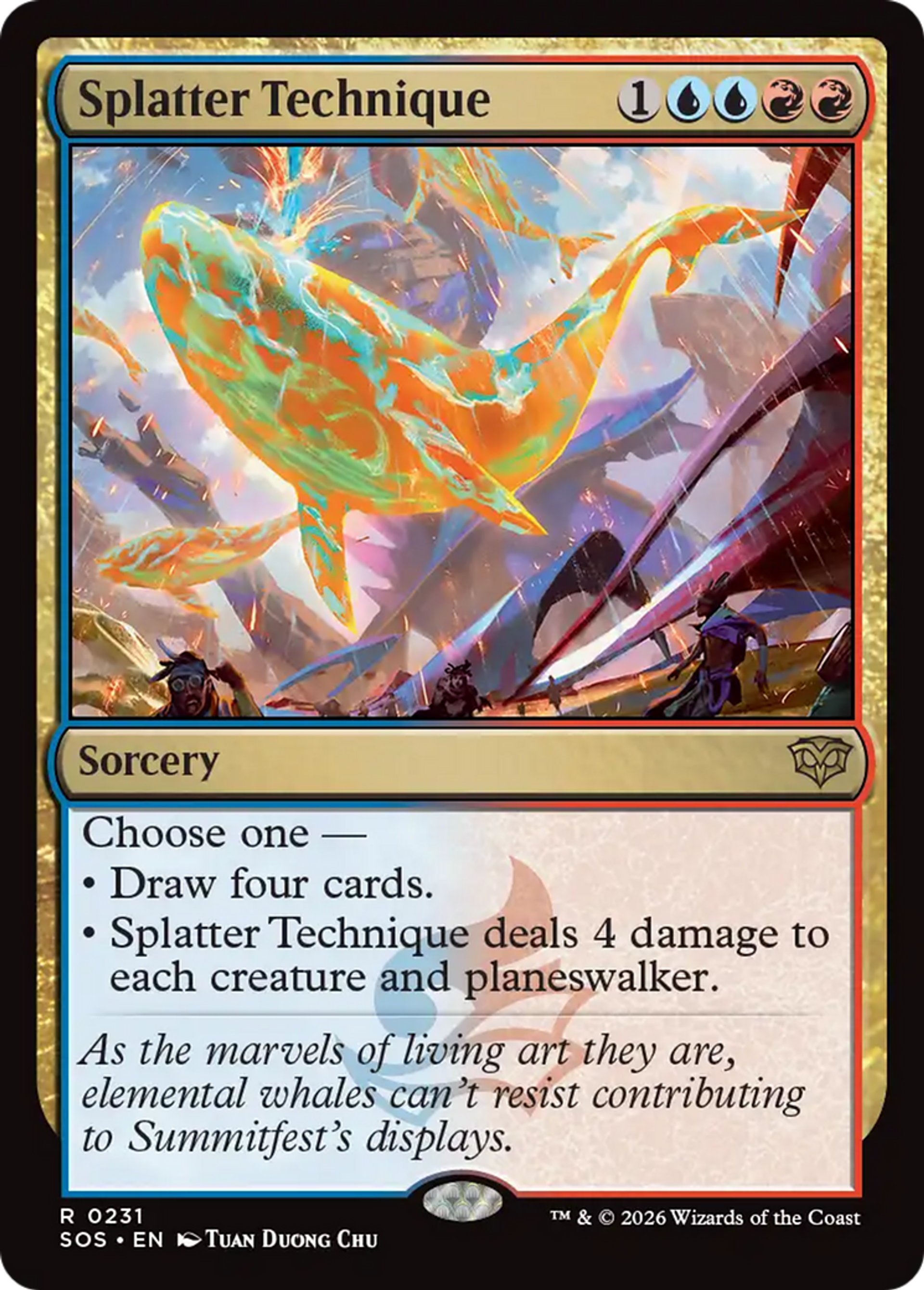 Splatter Technique — Secrets of Strixhaven — Magic: The Gathering