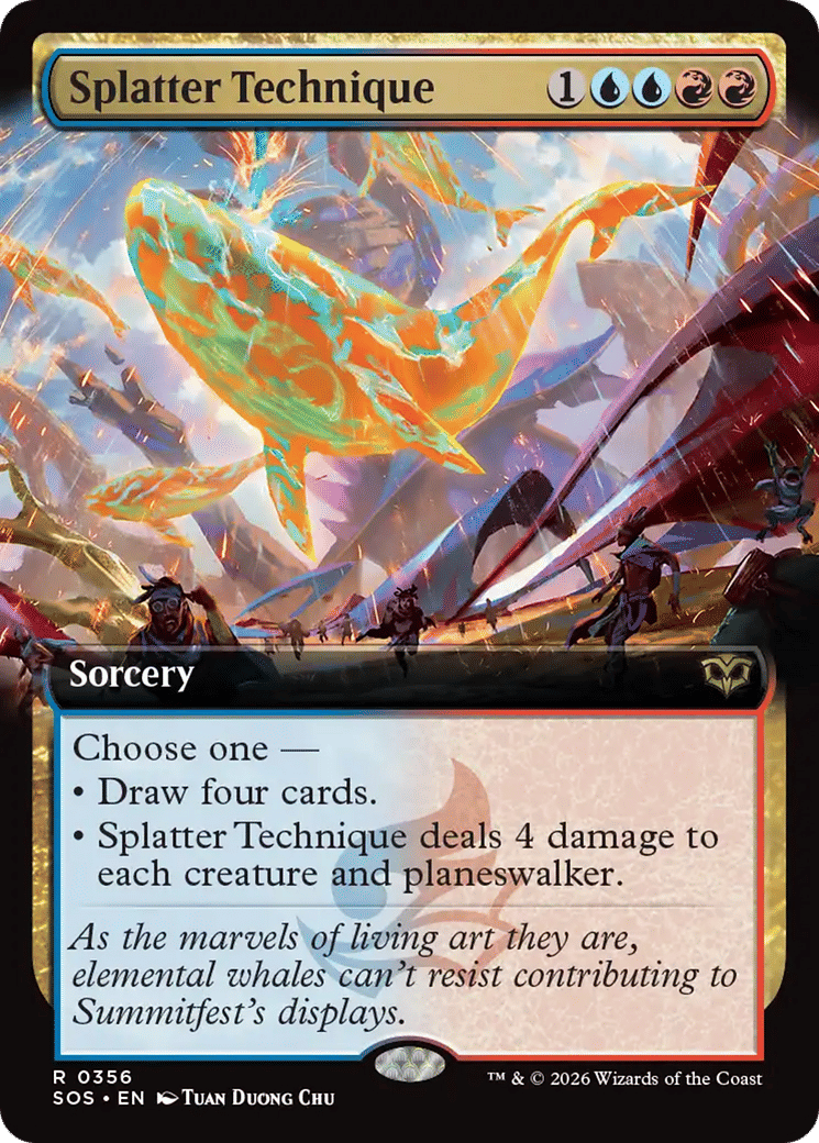 Splatter Technique — Secrets of Strixhaven — Magic: The Gathering