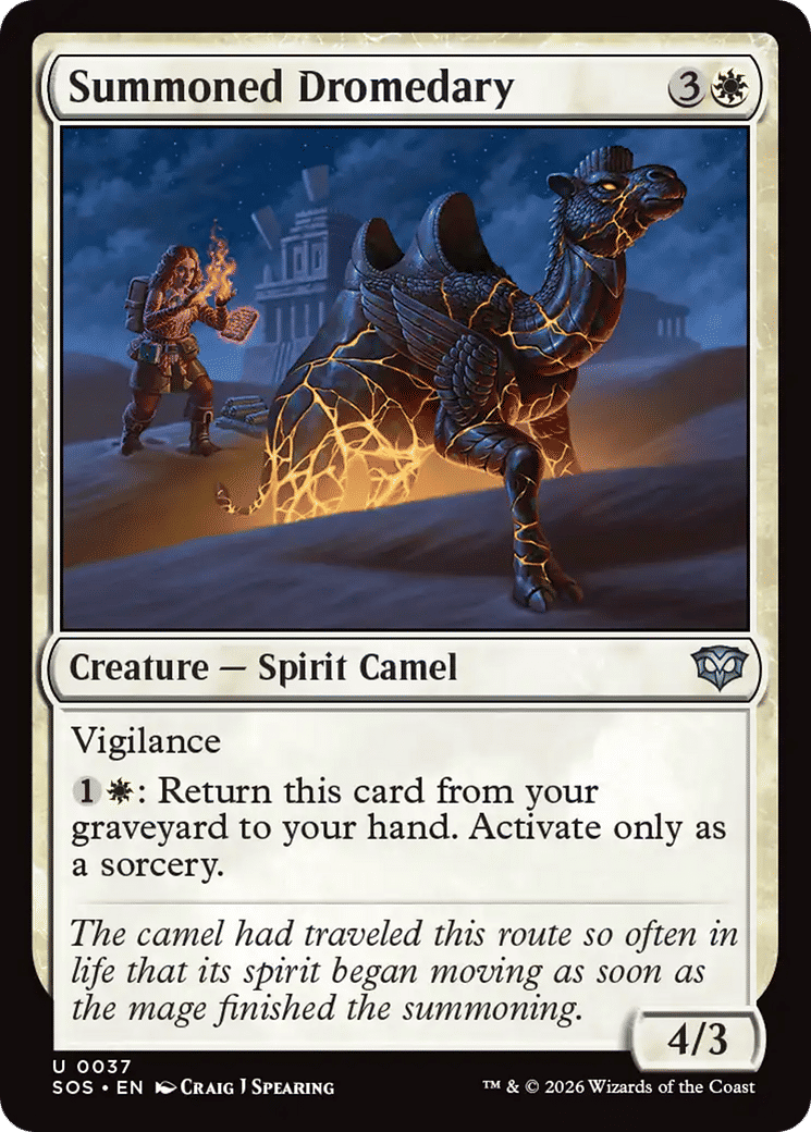 Dromadaire invoqué — Secrets of Strixhaven — Magic: The Gathering