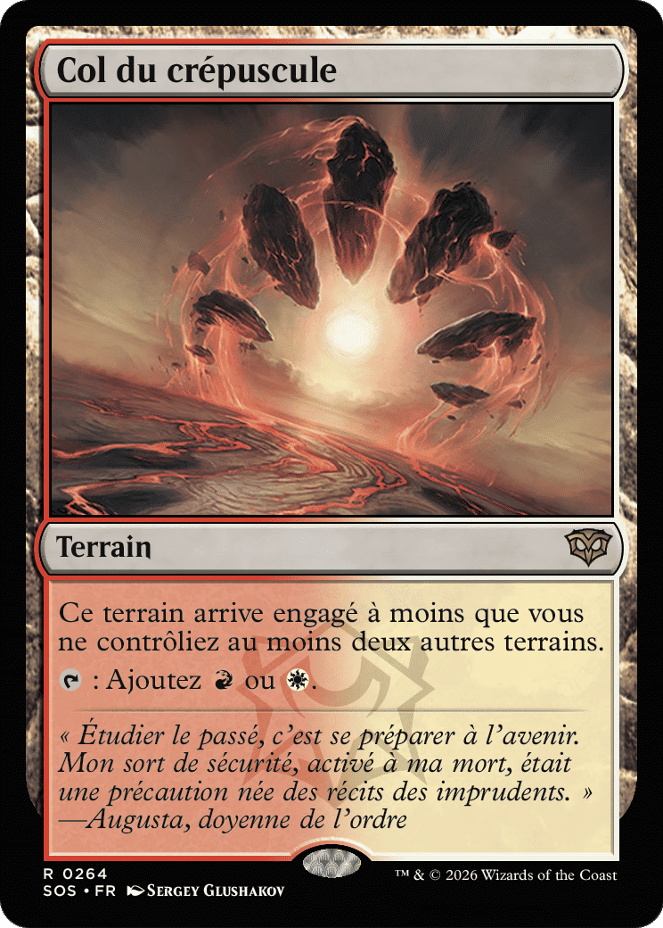 Col du crépuscule — Secrets of Strixhaven — Magic: The Gathering
