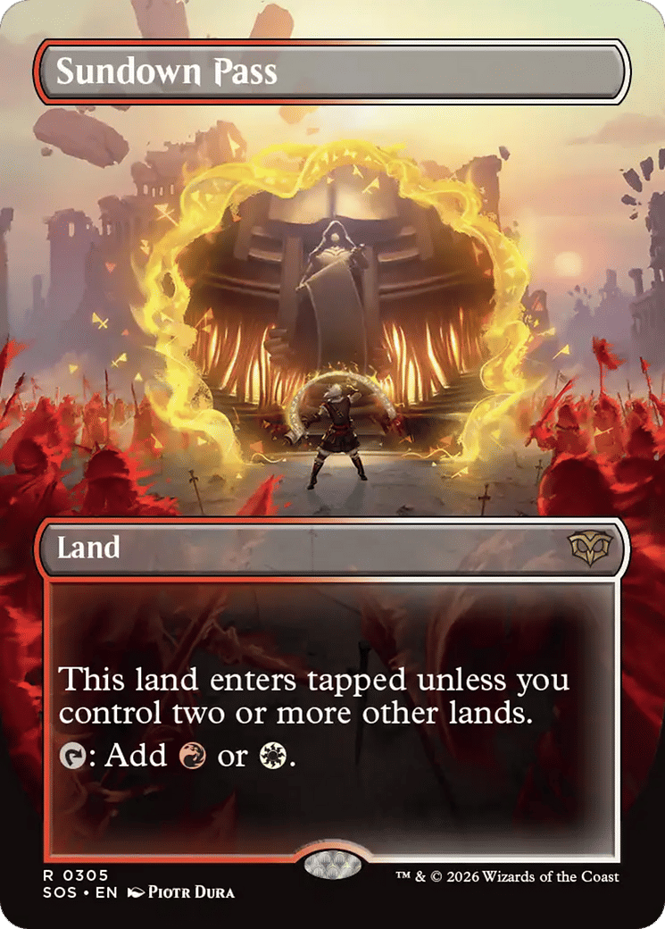 Sundown Pass — Secrets of Strixhaven — Magic: The Gathering