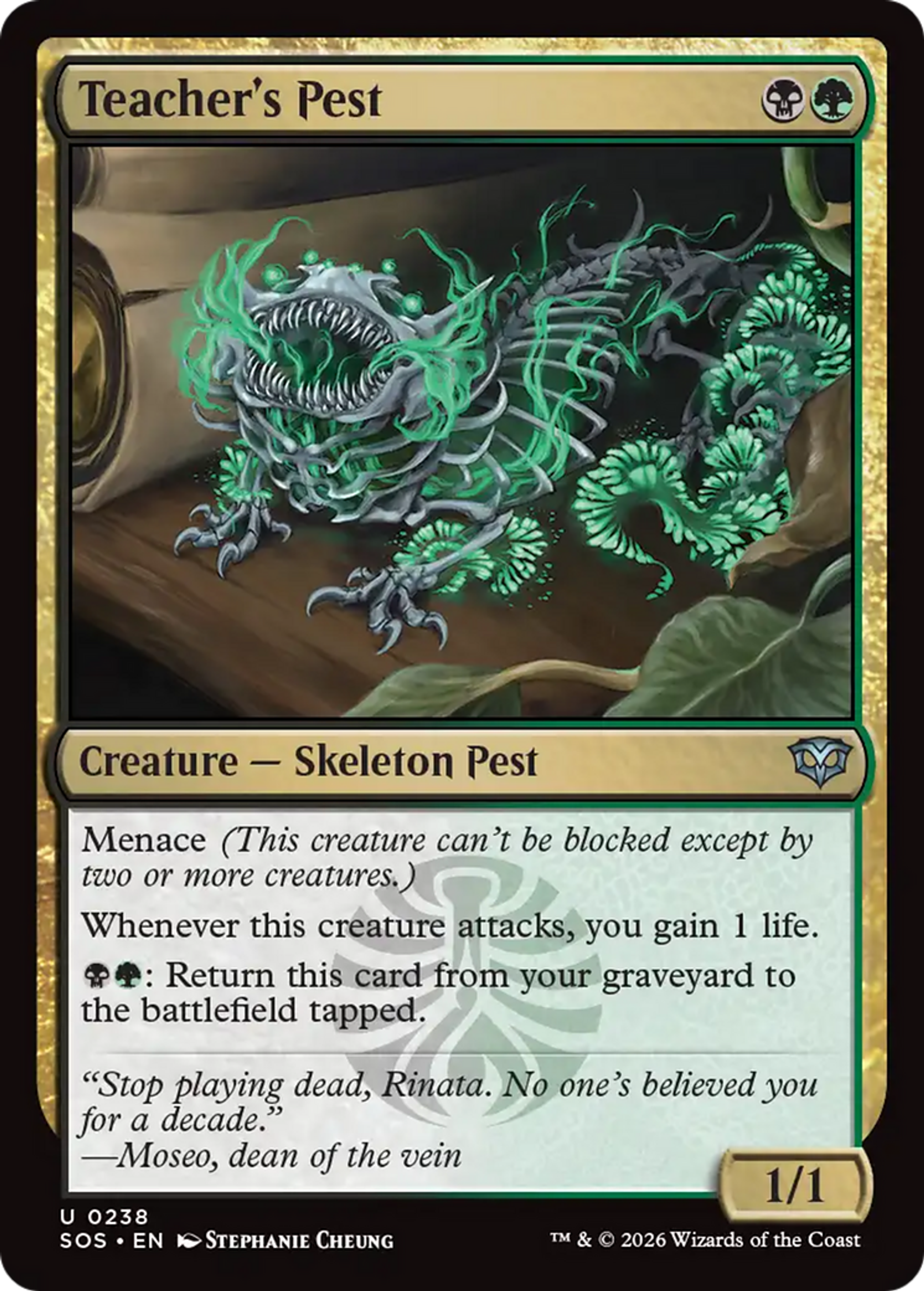 Teacher's Pest — Secrets of Strixhaven — Magic: The Gathering