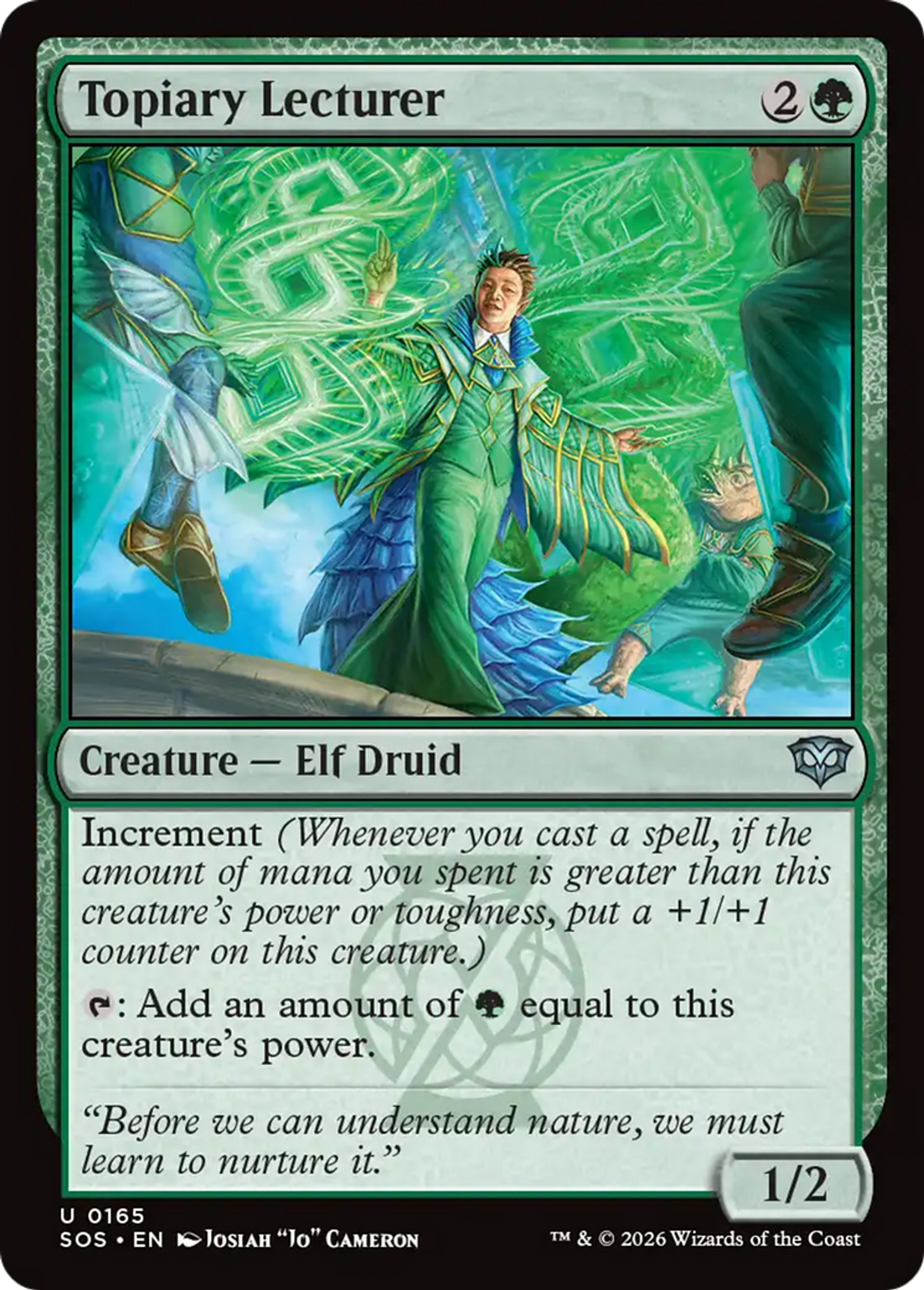 Topiary Lecturer — Secrets of Strixhaven — Magic: The Gathering