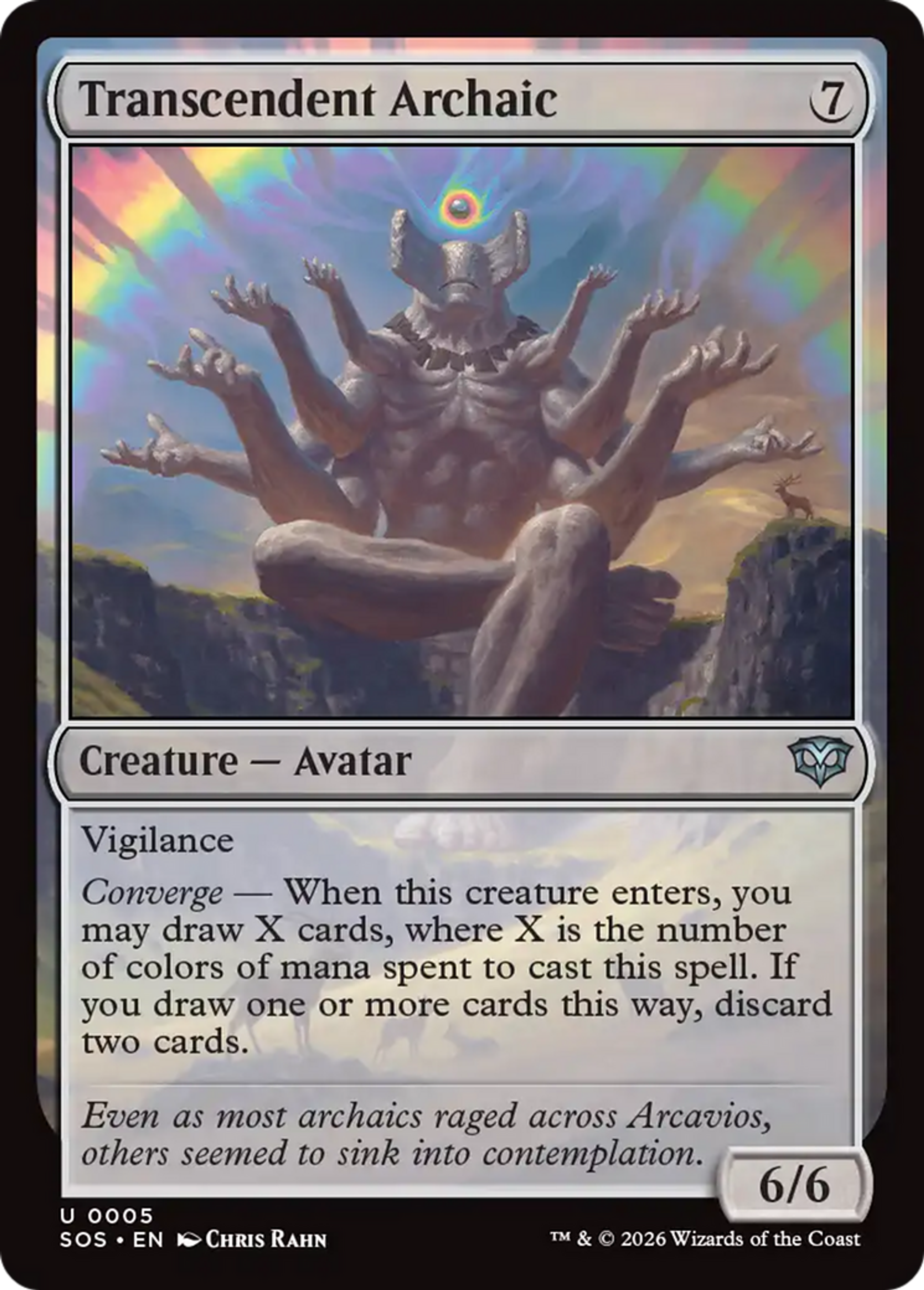 Transcendent Archaic — Secrets of Strixhaven — Magic: The Gathering