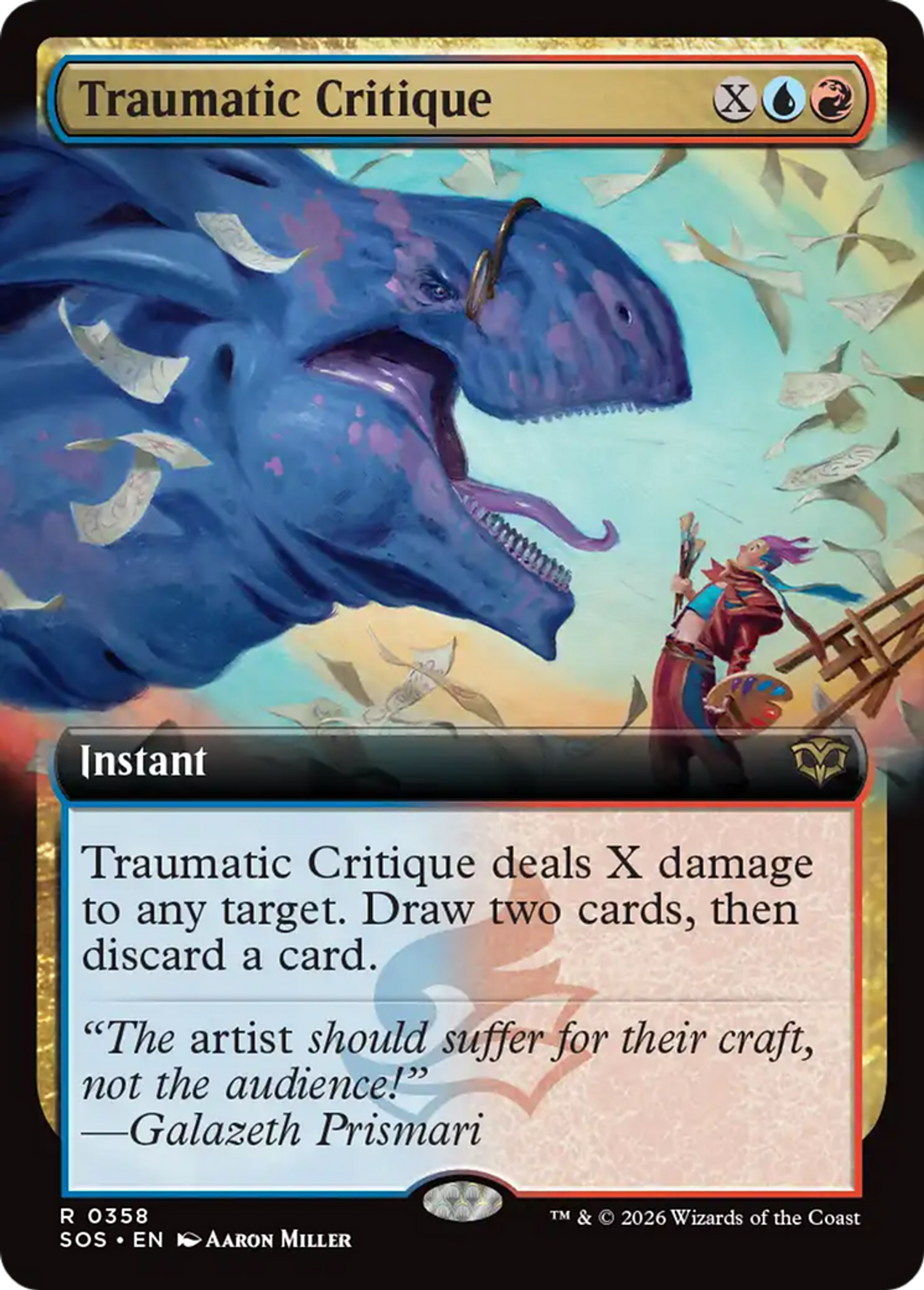 Critique traumatisante — Secrets of Strixhaven — Magic: The Gathering