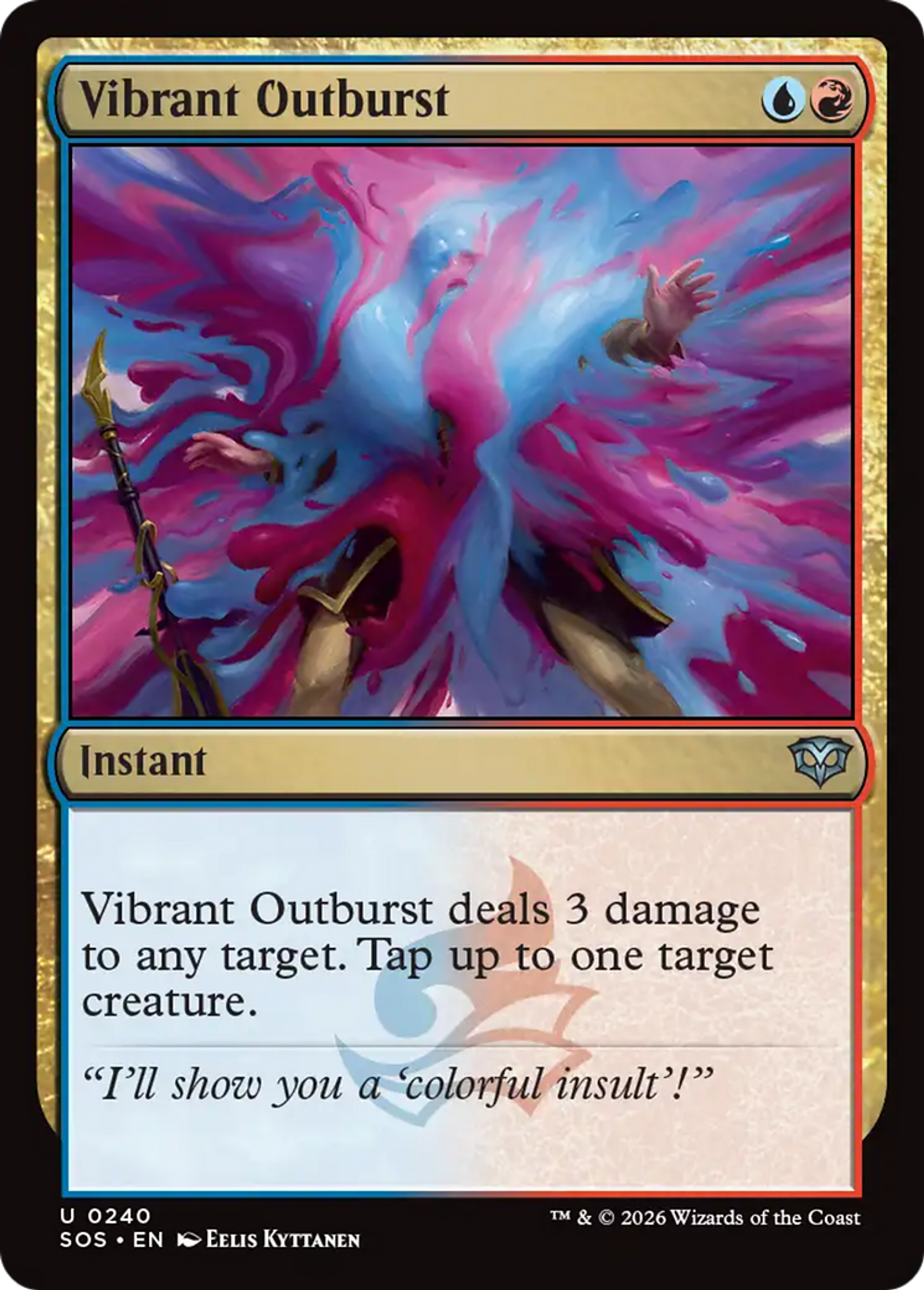 Vibrant Outburst — Secrets of Strixhaven — Magic: The Gathering
