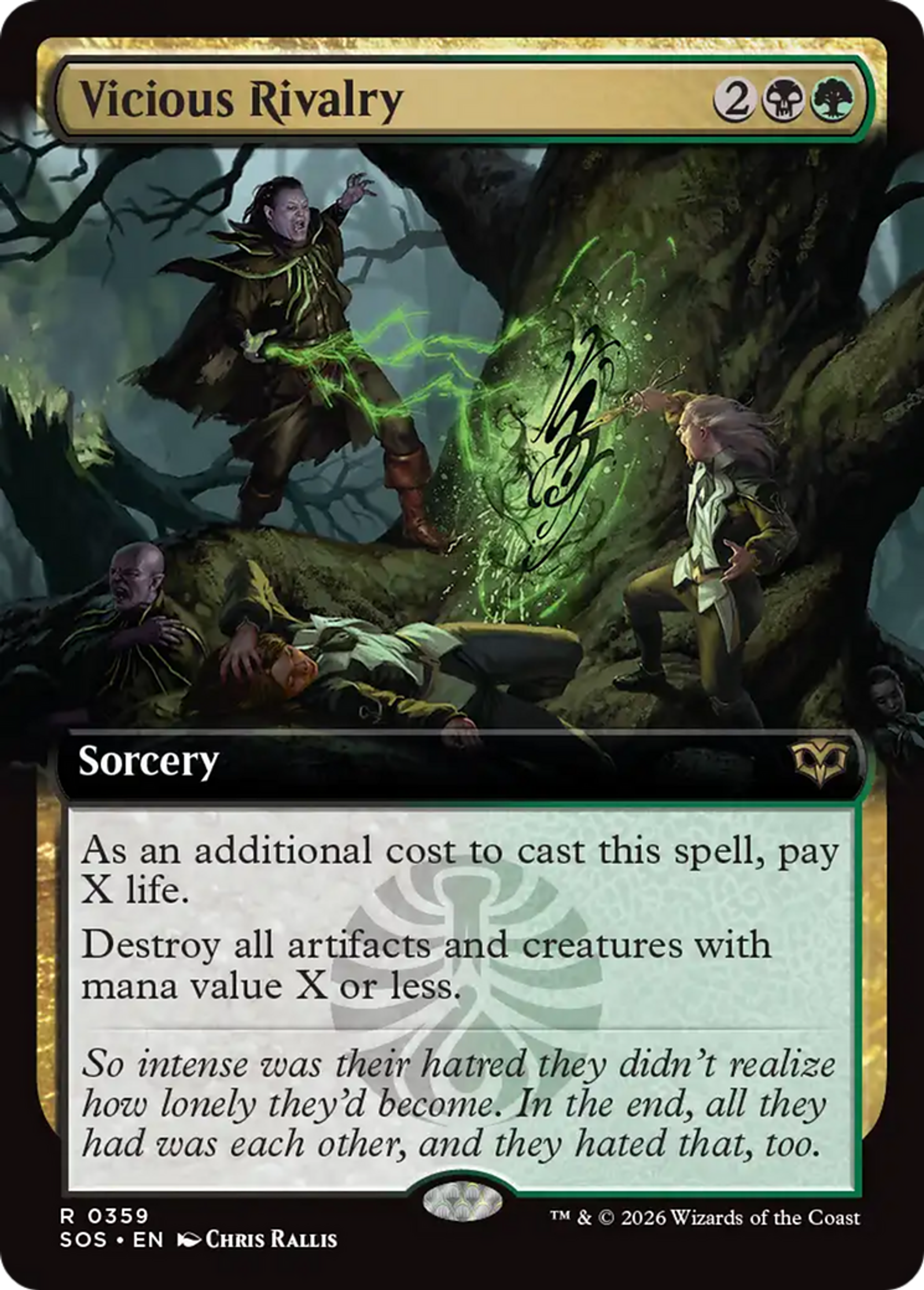 Vicious Rivalry — Secrets of Strixhaven — Magic: The Gathering