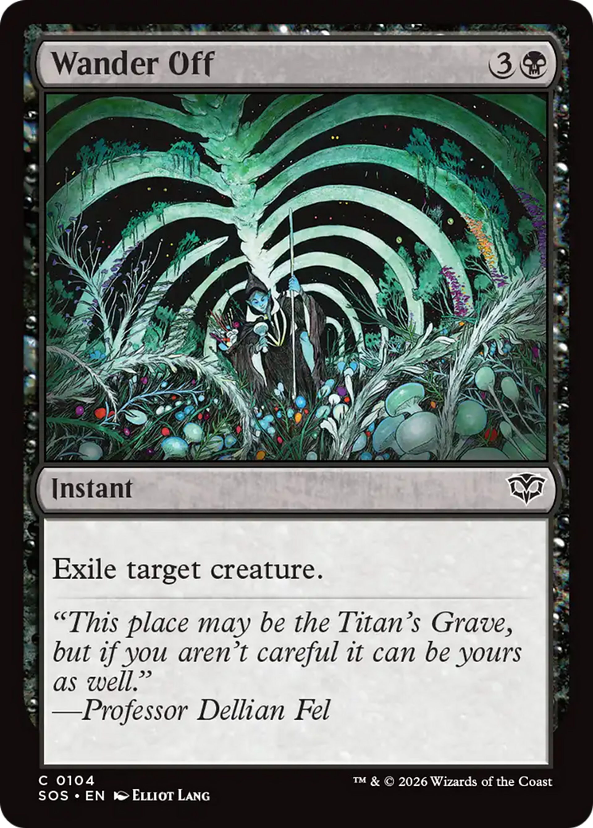 Wander Off — Secrets of Strixhaven — Magic: The Gathering