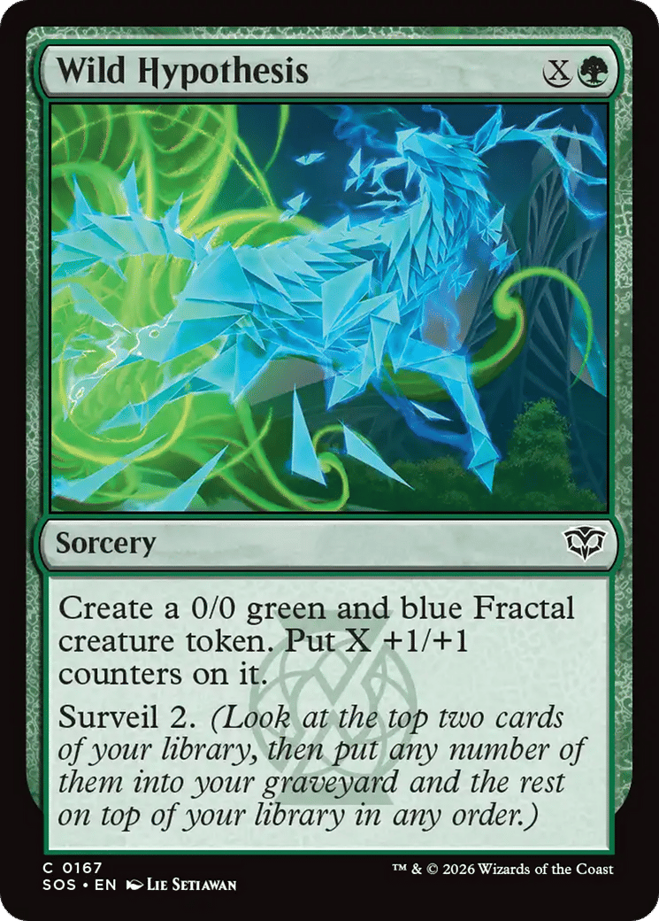 Wild Hypothesis — Secrets of Strixhaven — Magic: The Gathering