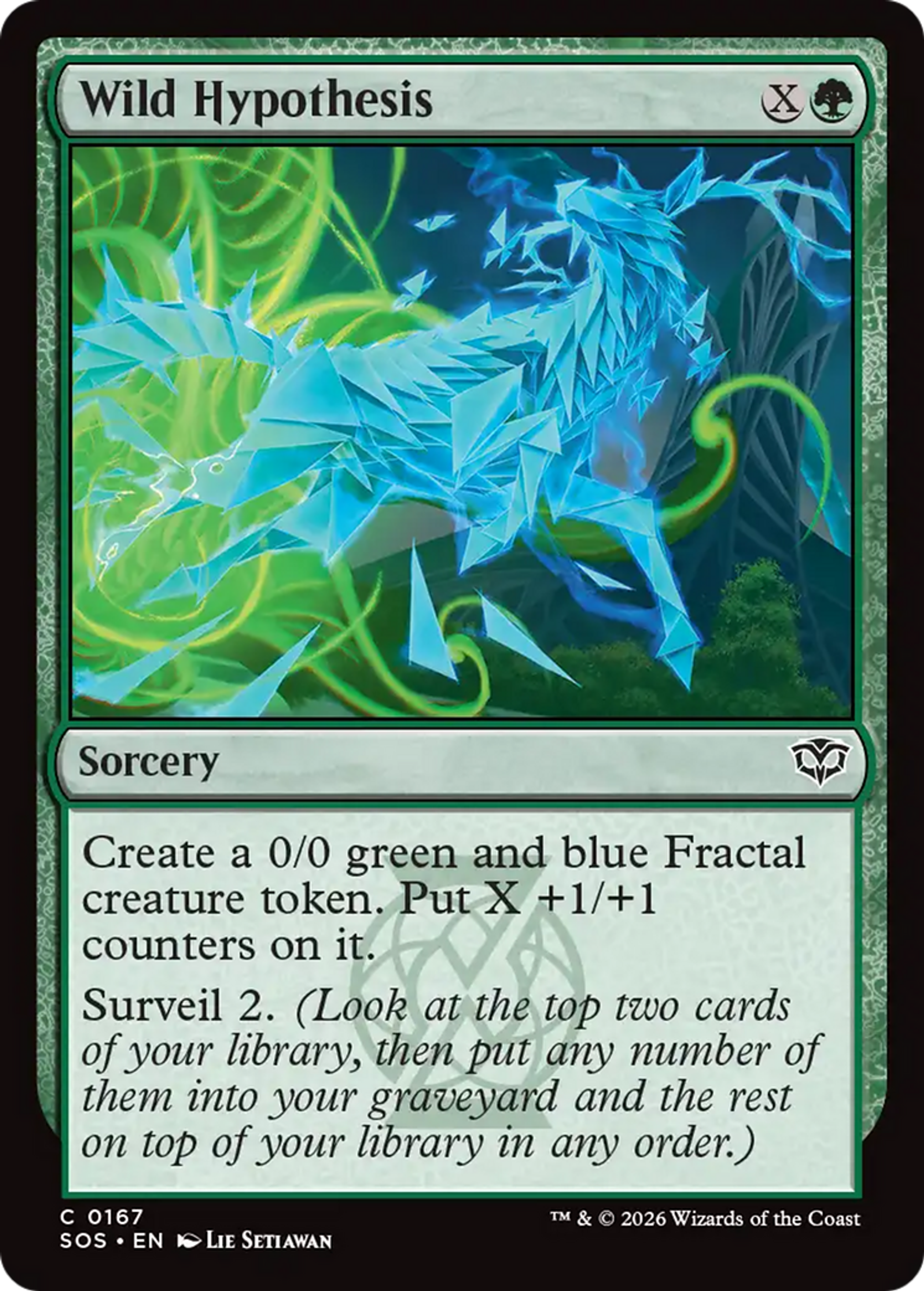 Hypothèse sauvage — Secrets of Strixhaven — Magic: The Gathering