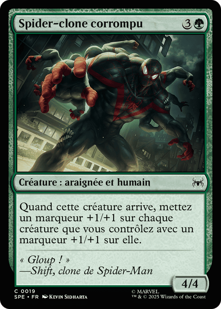 Spider-clone corrompu — Marvel's Spider-Man Eternal — Magic: The Gathering