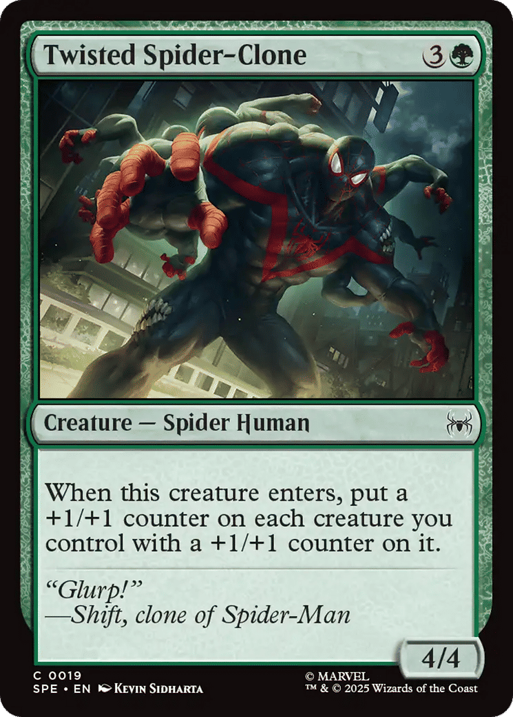 Twisted Spider-Clone — Marvel's Spider-Man Eternal — Magic: The Gathering
