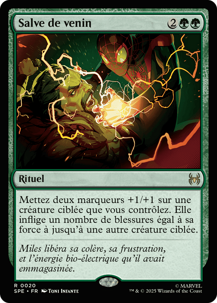 Salve de venin — Marvel's Spider-Man Eternal — Magic: The Gathering