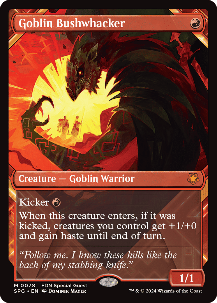 Goblin Bushwhacker — Special Guests — Magic: The Gathering