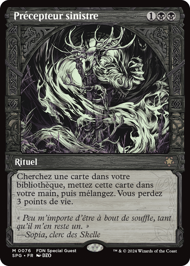 Précepteur sinistre — Special Guests — Magic: The Gathering