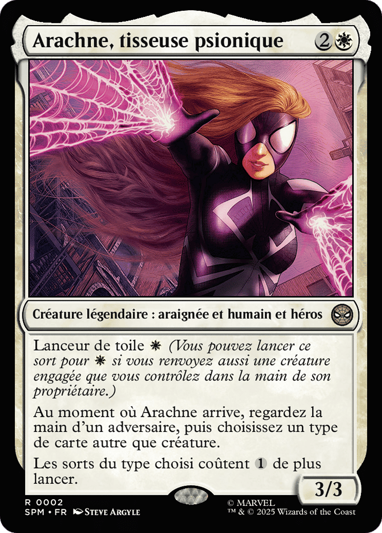 Arachne, tisseuse psionique — Marvel's Spider-Man — Magic: The Gathering