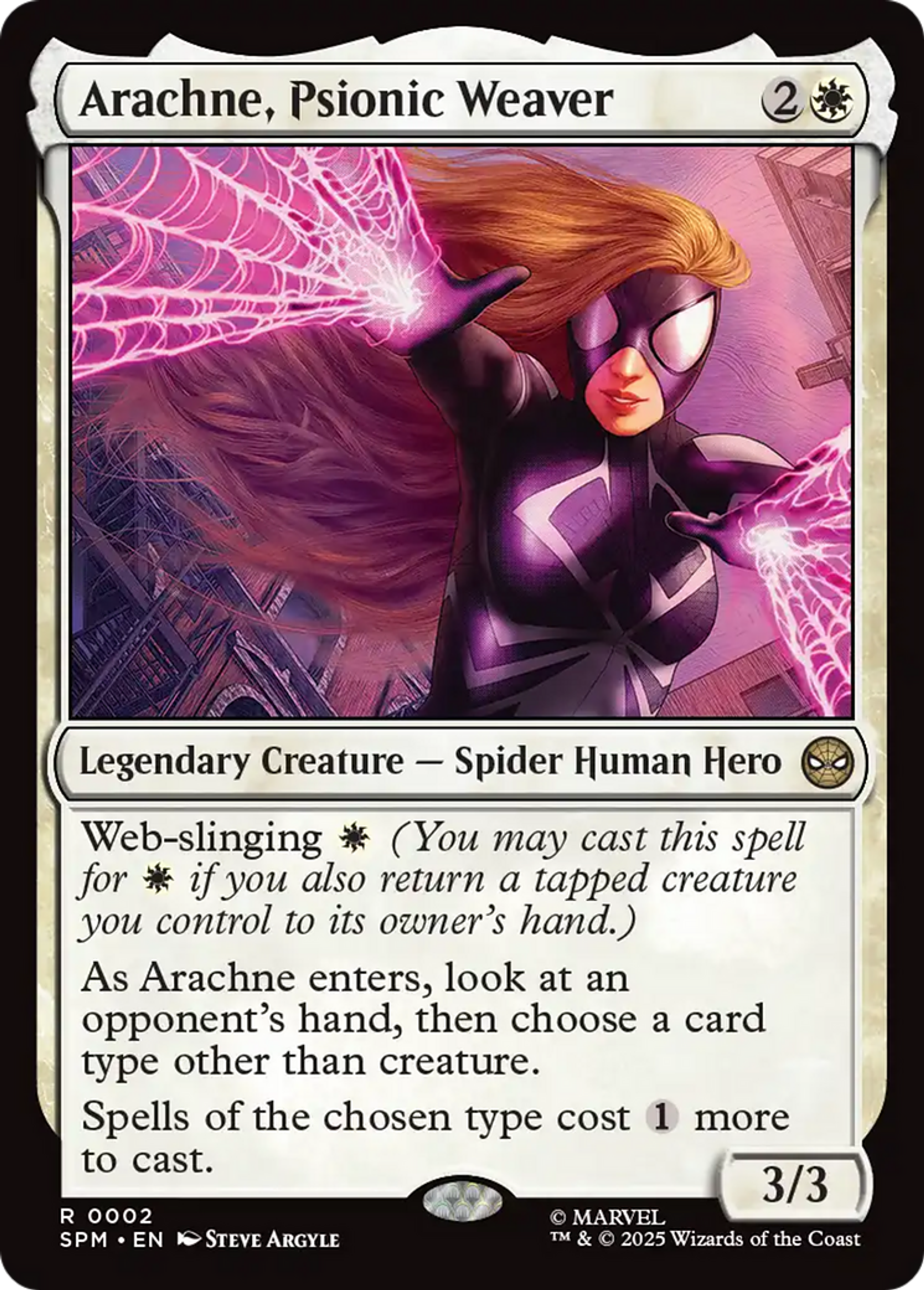 Arachne, tisseuse psionique — Marvel's Spider-Man — Magic: The Gathering