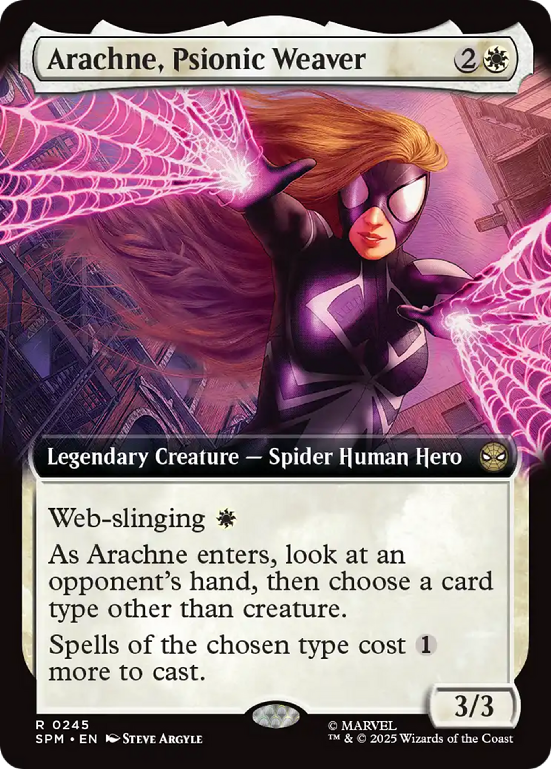 Arachne, Psionic Weaver — Marvel's Spider-Man — Magic: The Gathering