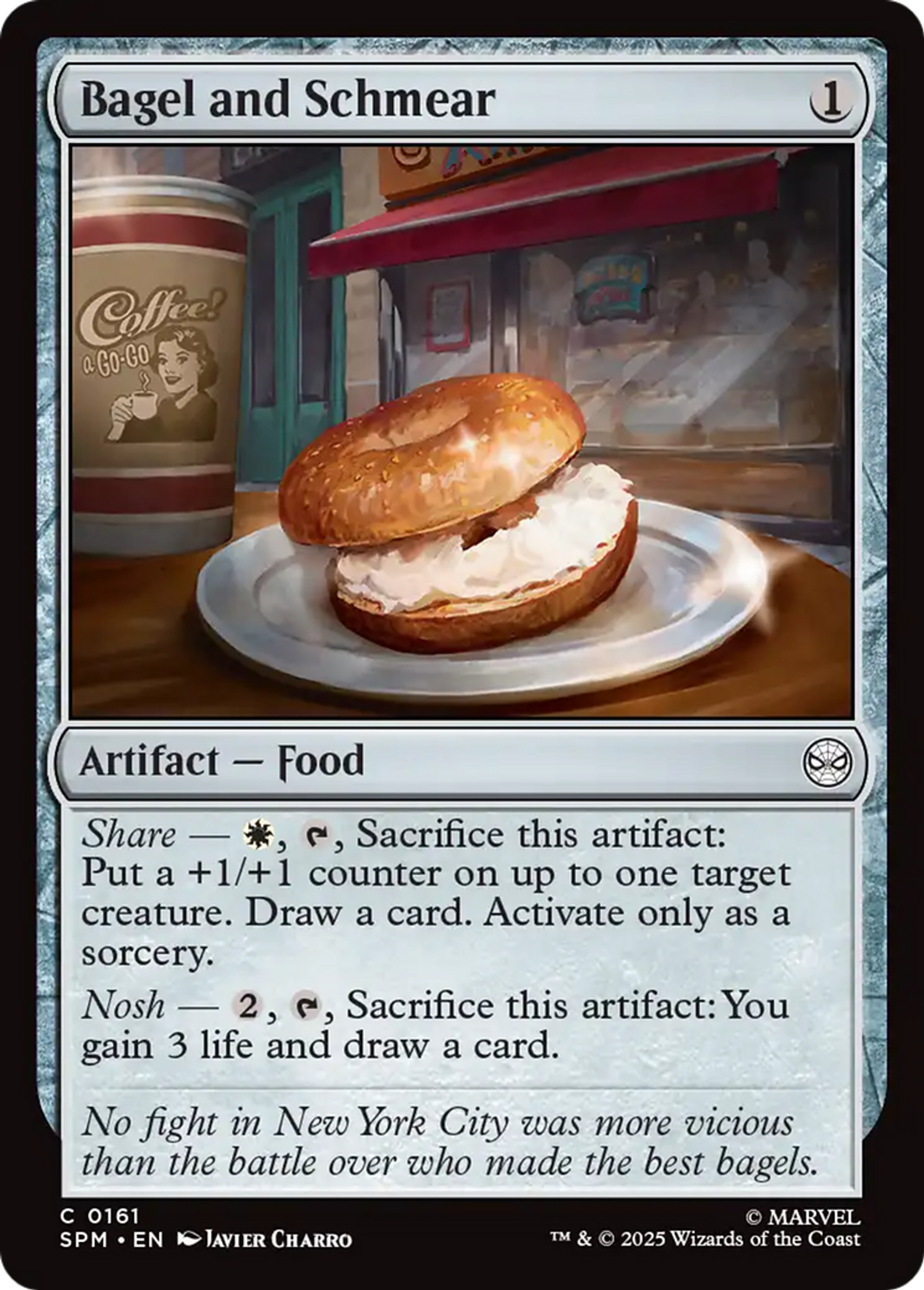 Bagel tartiné — Marvel's Spider-Man — Magic: The Gathering