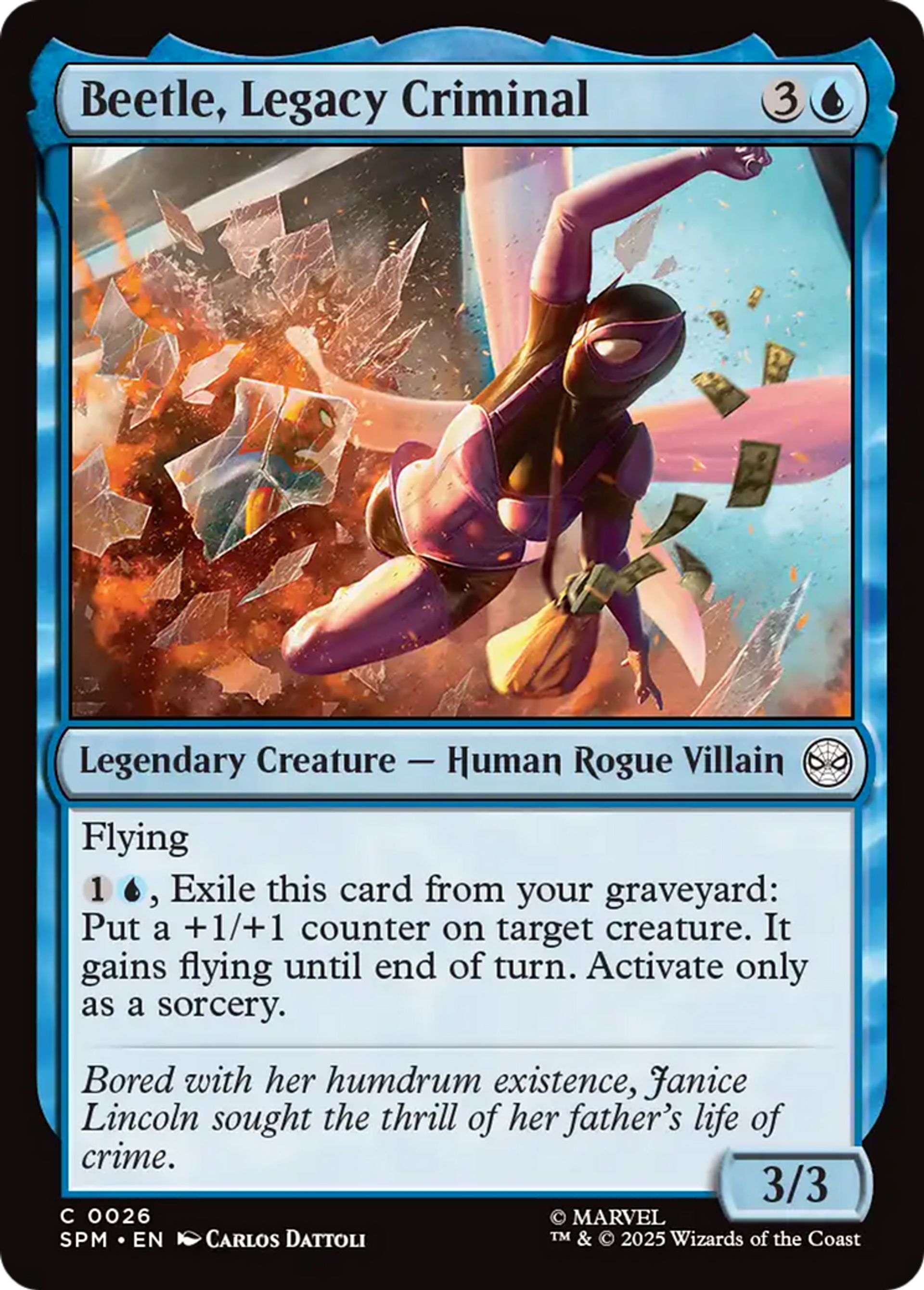 Scarabée, successeure criminelle — Marvel's Spider-Man — Magic: The Gathering