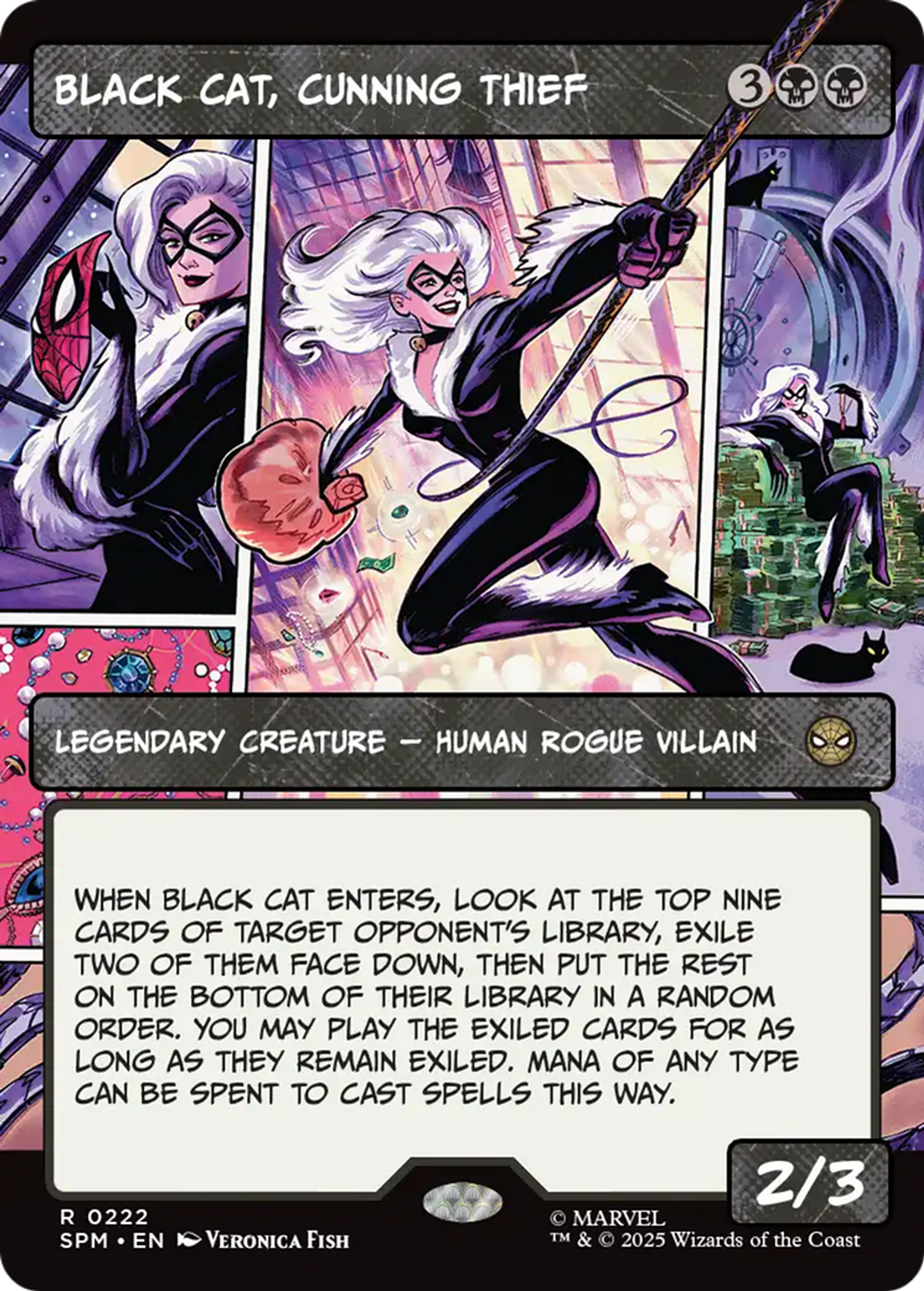 Black Cat, voleuse rusée — Marvel's Spider-Man — Magic: The Gathering