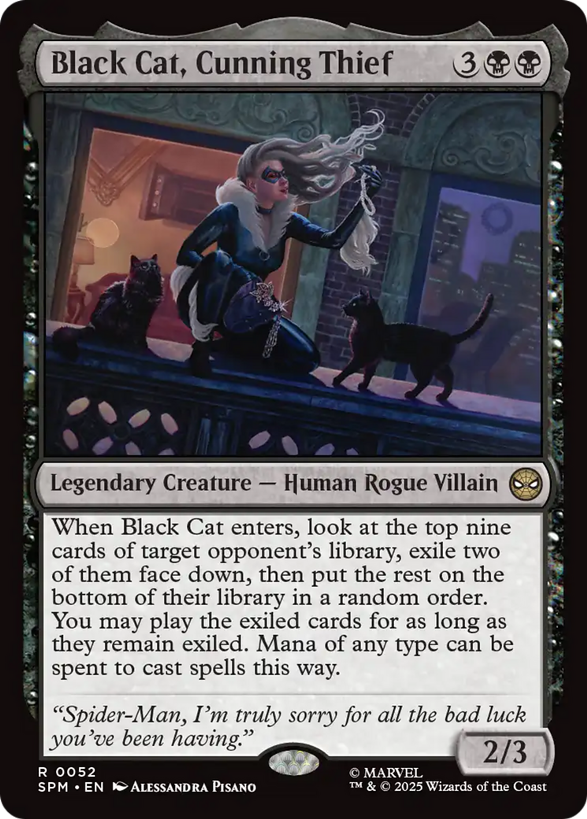 Black Cat, voleuse rusée — Marvel's Spider-Man — Magic: The Gathering