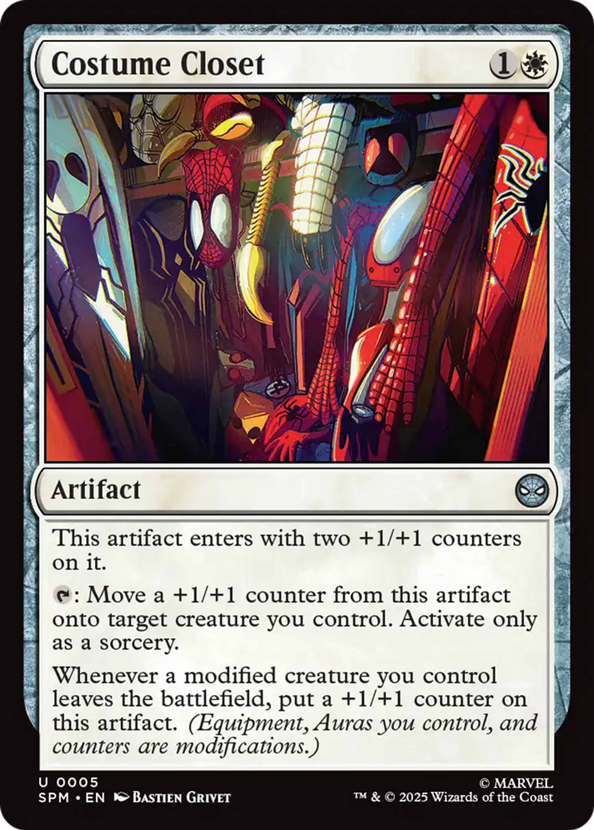 Costume Closet — Marvel's Spider-Man — Magic: The Gathering