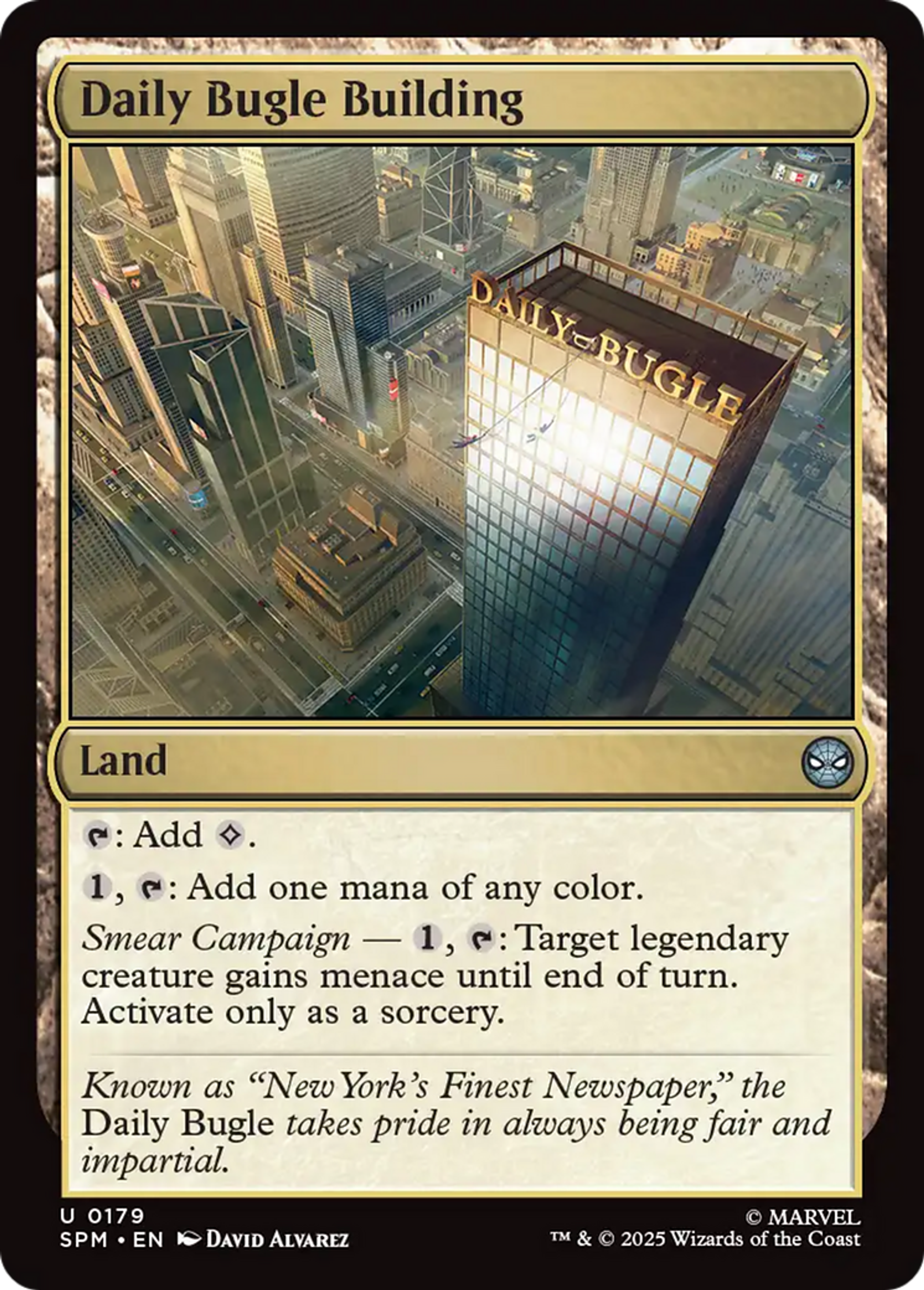 Locaux du Daily Bugle — Marvel's Spider-Man — Magic: The Gathering