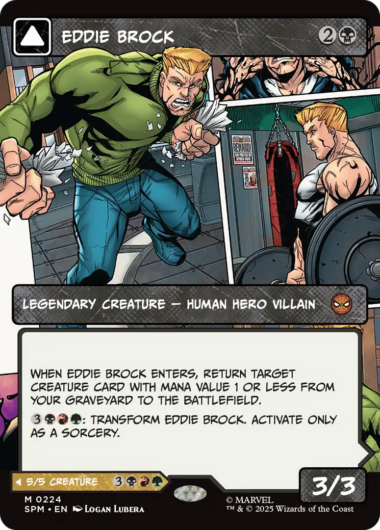 Eddie Brock // Venom, Lethal Protector — Marvel's Spider-Man — Magic: The Gathering
