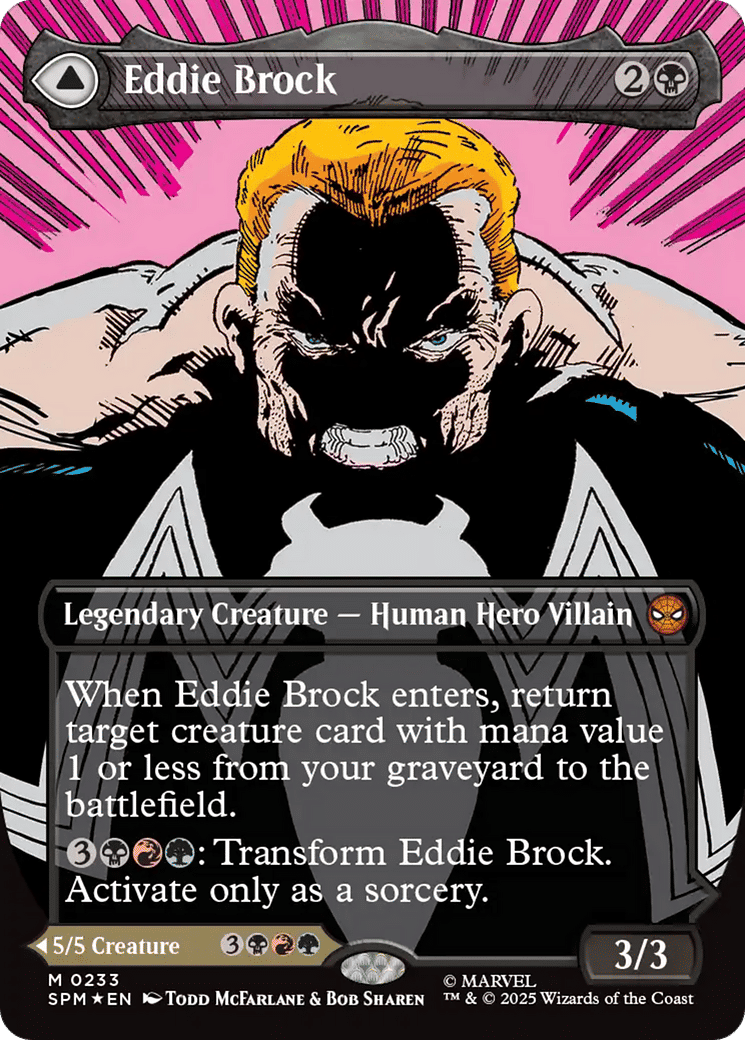 Eddie Brock // Venom, Lethal Protector — Marvel's Spider-Man — Magic: The Gathering