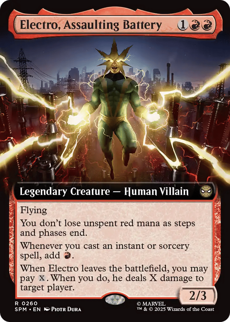 Electro, Assaulting Battery — Marvel's Spider-Man — Magic: The Gathering