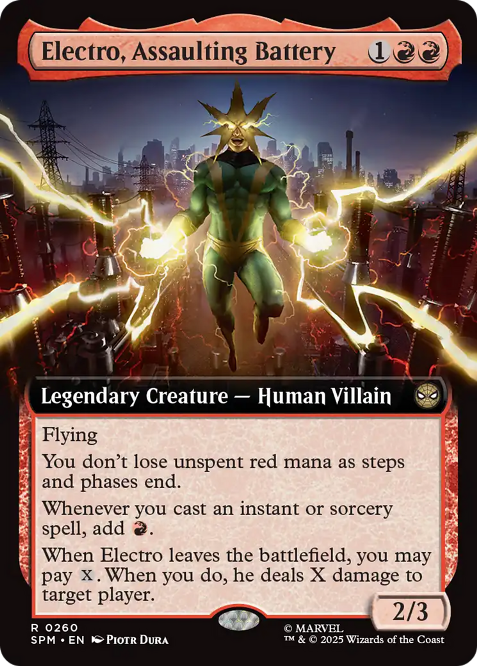 Electro, Assaulting Battery — Marvel's Spider-Man — Magic: The Gathering