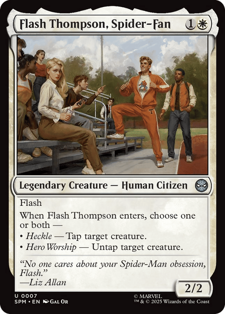 Flash Thompson, Spider-Fan — Marvel's Spider-Man — Magic: The Gathering