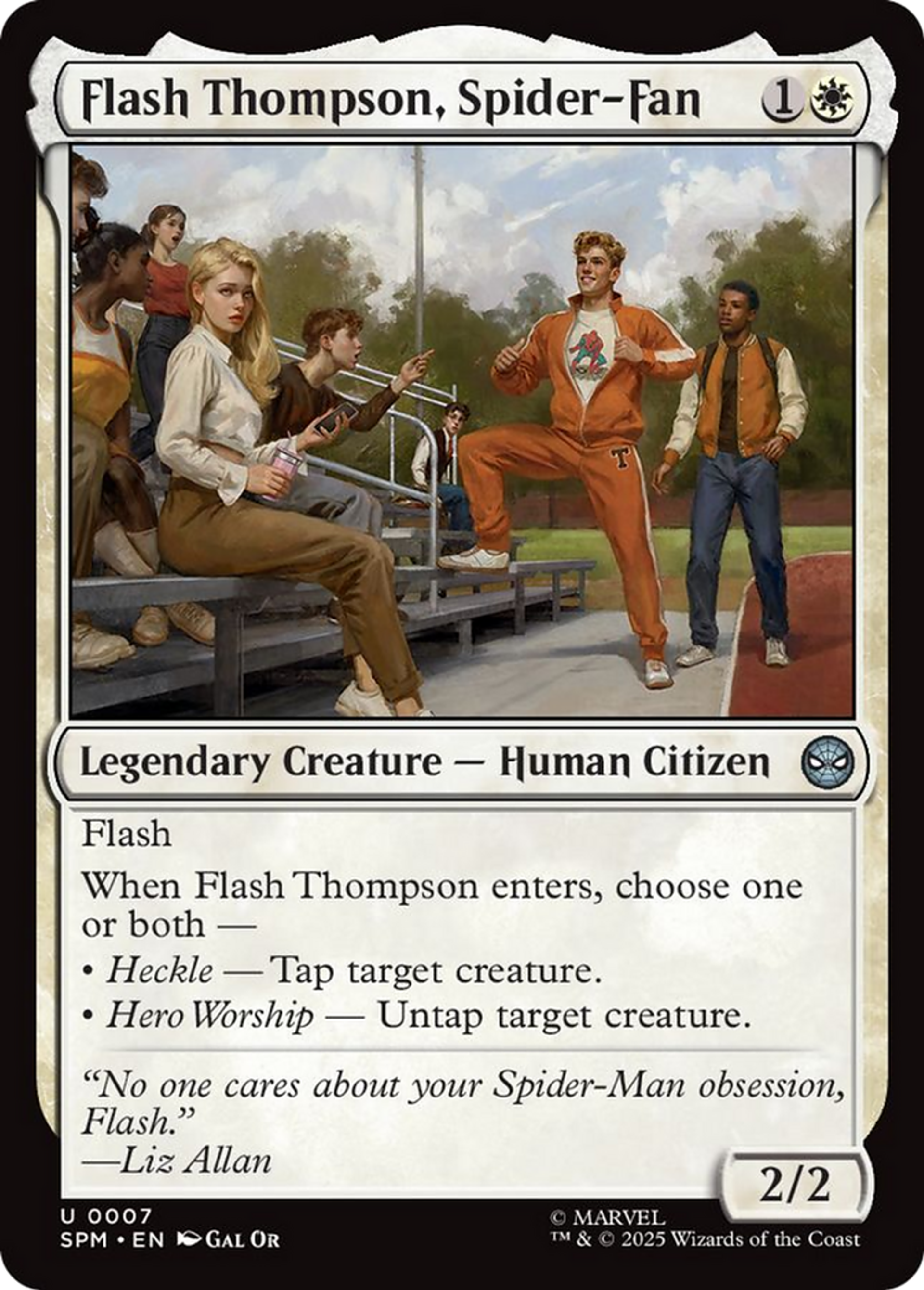 Flash Thompson, Spider-Fan — Marvel's Spider-Man — Magic: The Gathering