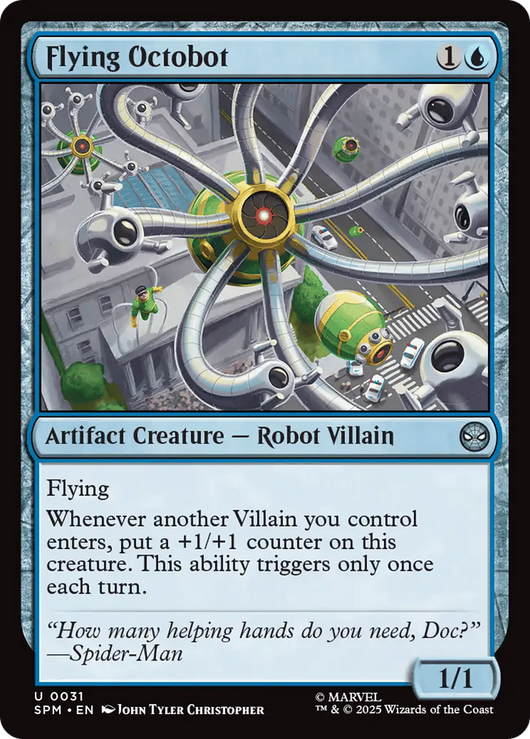 Flying Octobot — Marvel's Spider-Man — Magic: The Gathering