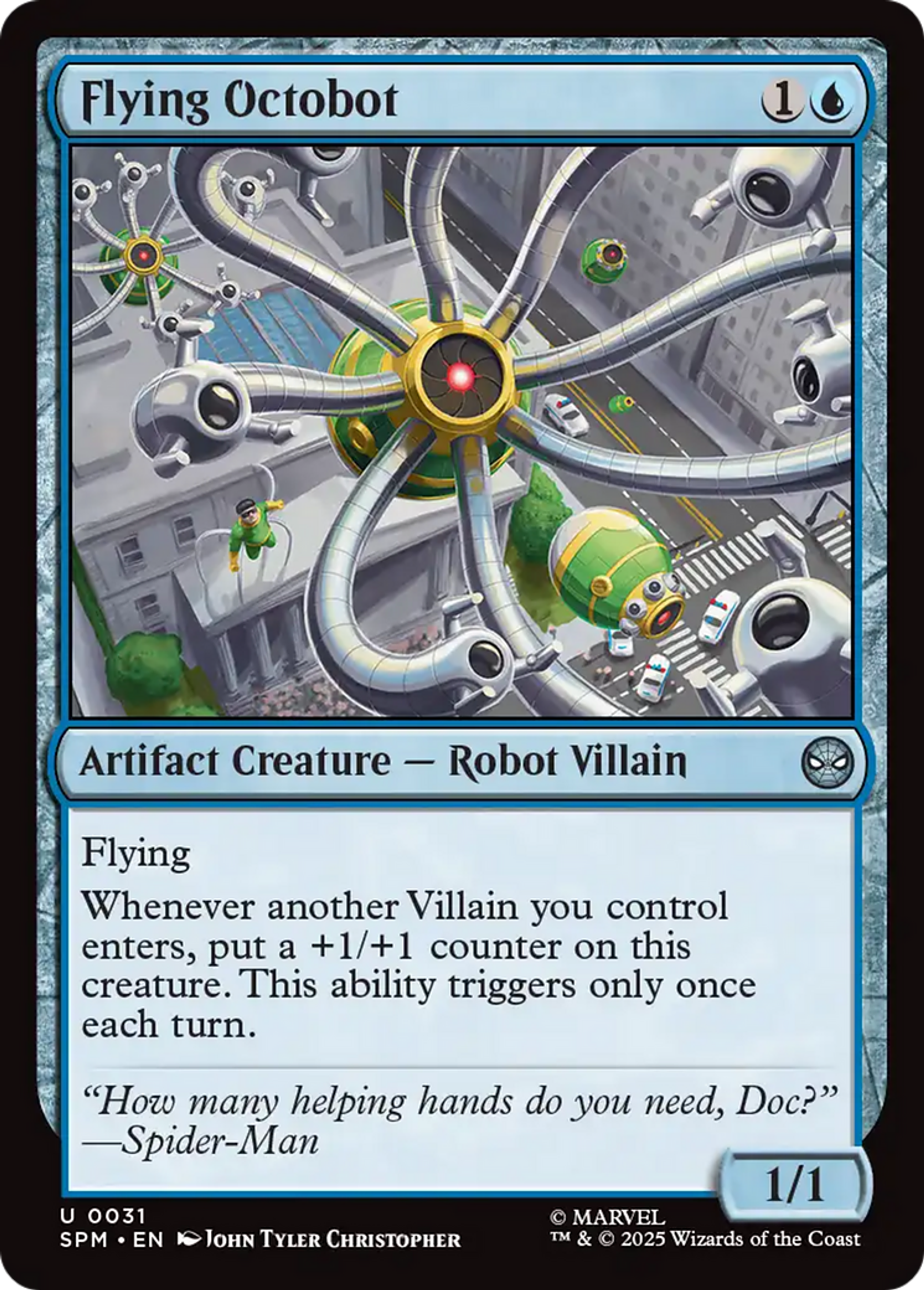 Octobot volant — Marvel's Spider-Man — Magic: The Gathering