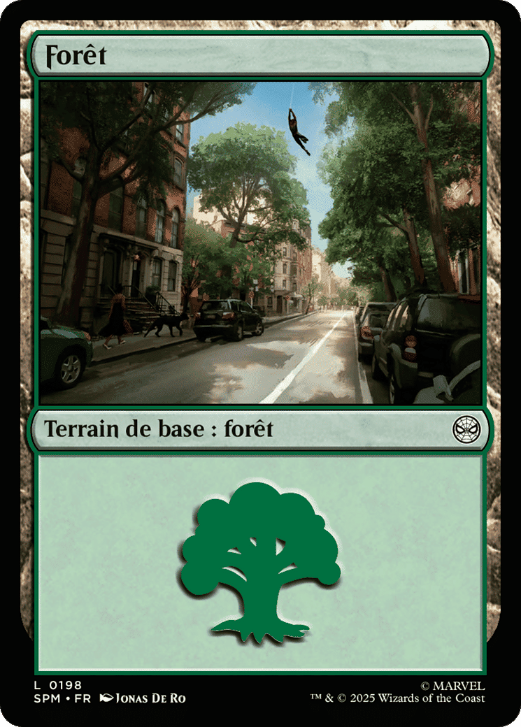 Forêt — Marvel's Spider-Man — Magic: The Gathering