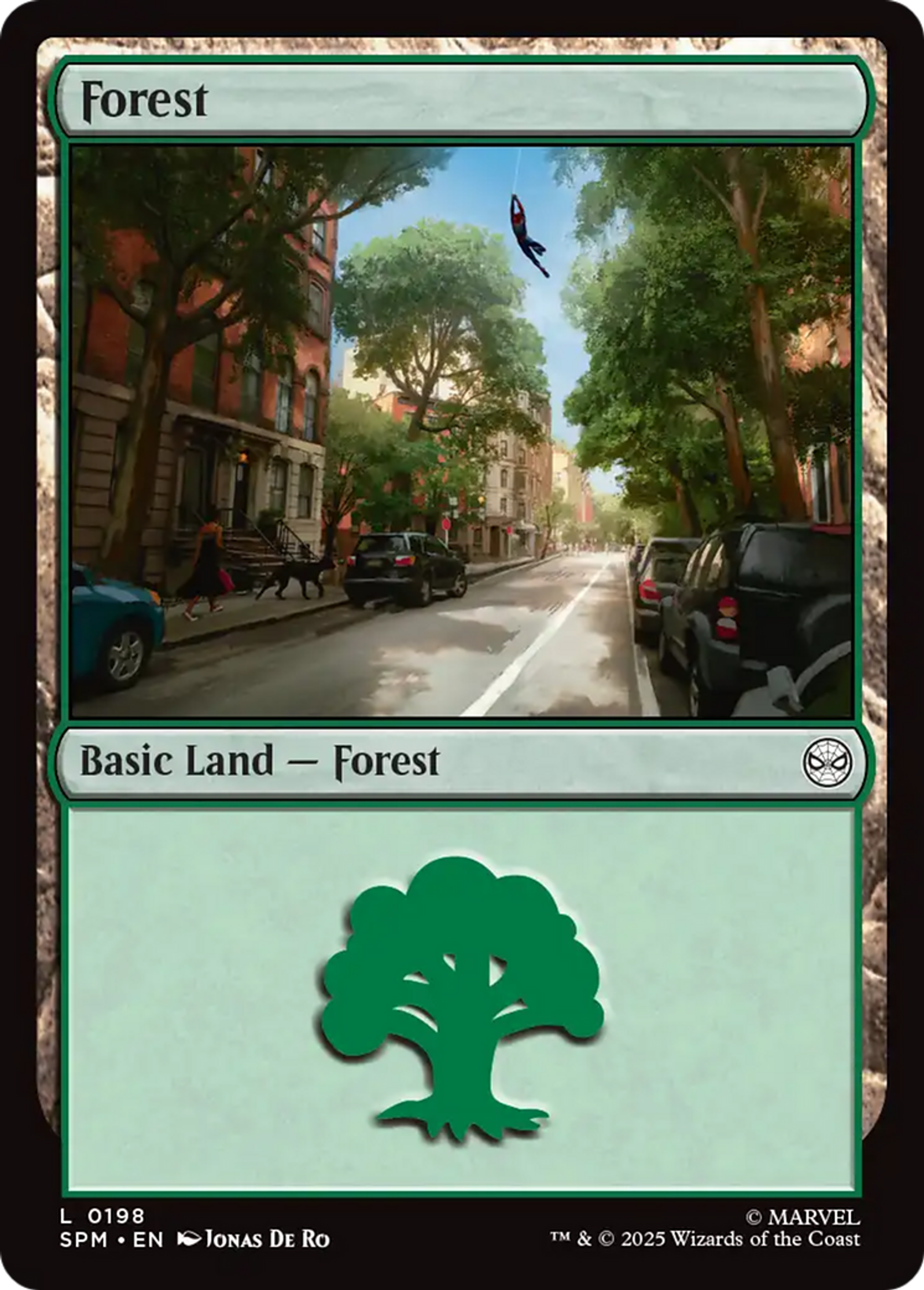 Forêt — Marvel's Spider-Man — Magic: The Gathering