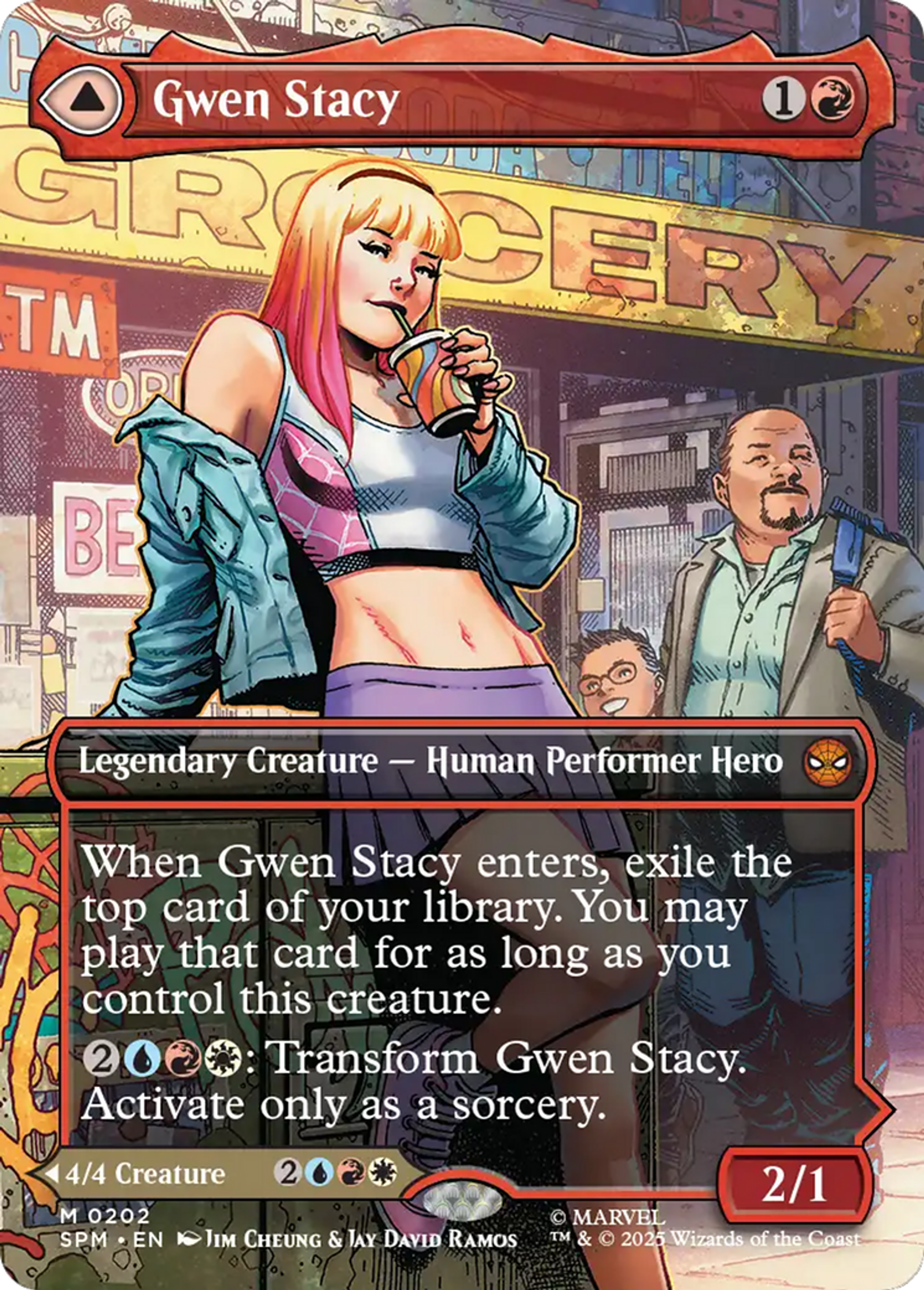 Gwen Stacy // Ghost-Spider — Marvel's Spider-Man — Magic: The Gathering