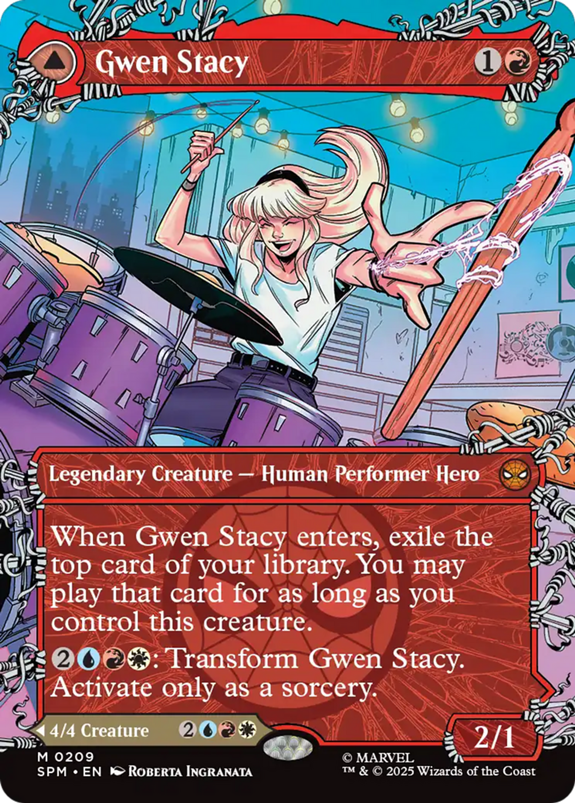 Gwen Stacy // Ghost-Spider — Marvel's Spider-Man — Magic: The Gathering