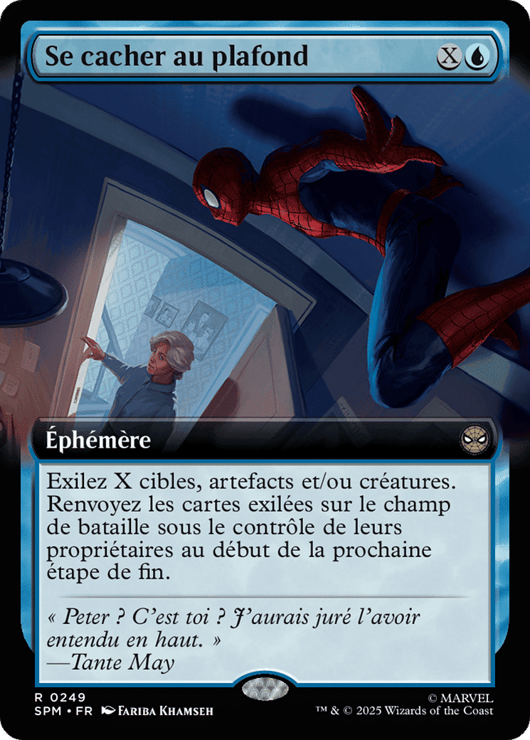 Se cacher au plafond — Marvel's Spider-Man — Magic: The Gathering